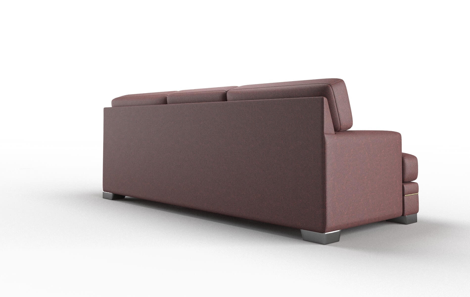 Barcelona Derby Berry Sofa metal legs 5