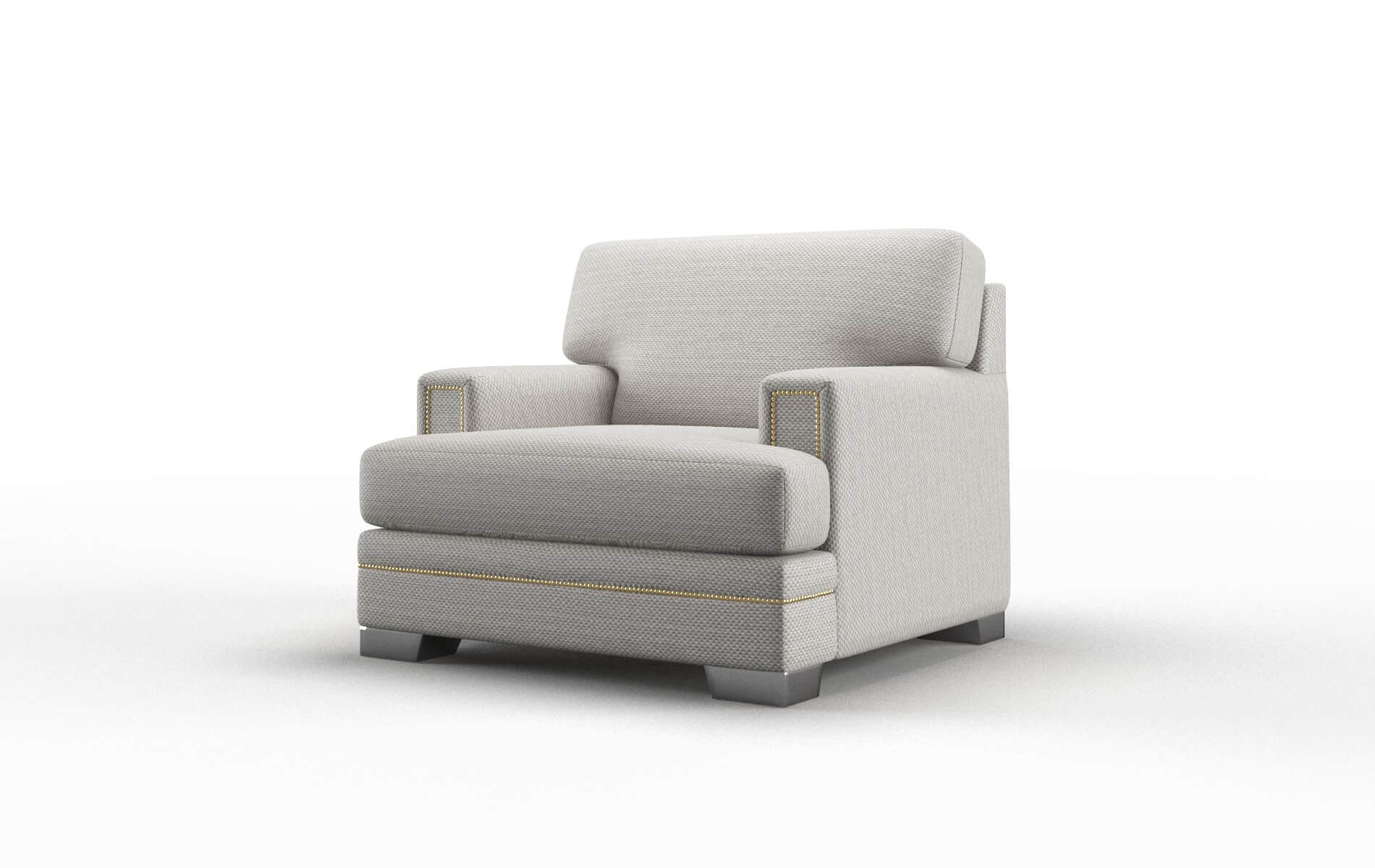 Barcelona Derby Grey Chair metal legs 4