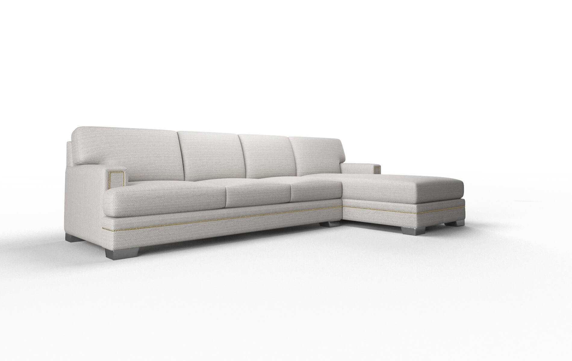 Barcelona Derby Grey Panel metal legs 2