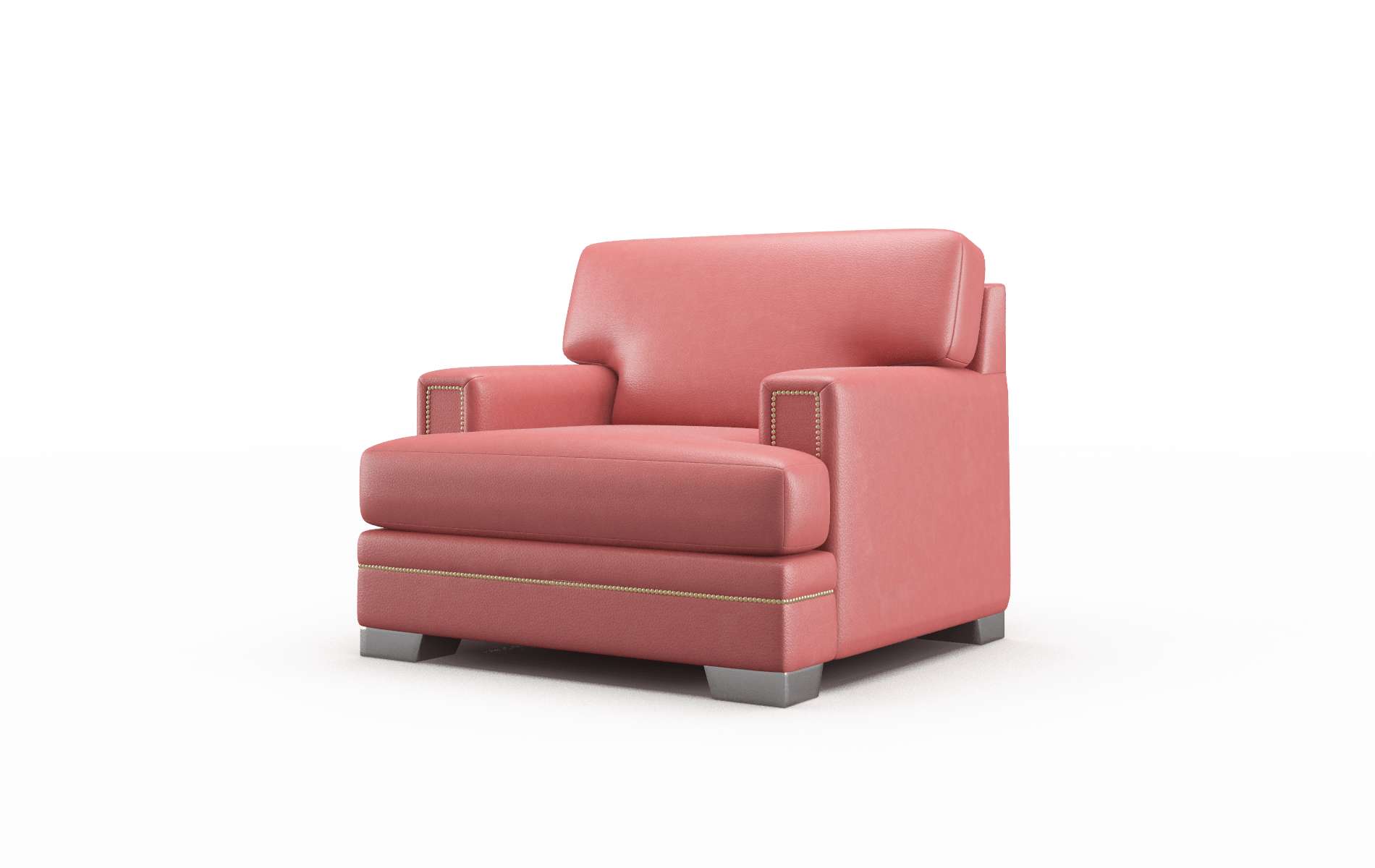 Barcelona Dillion Cordovan Chair metal legs 4