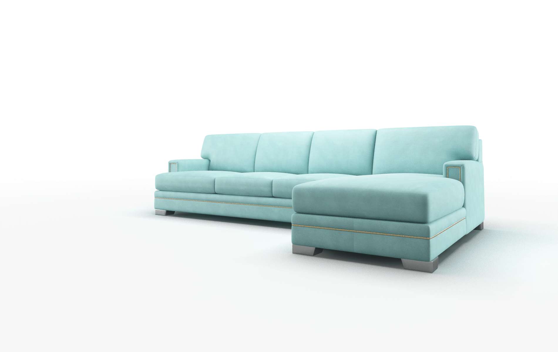 Barcelona Dream_d French_blue Panel metal legs 4