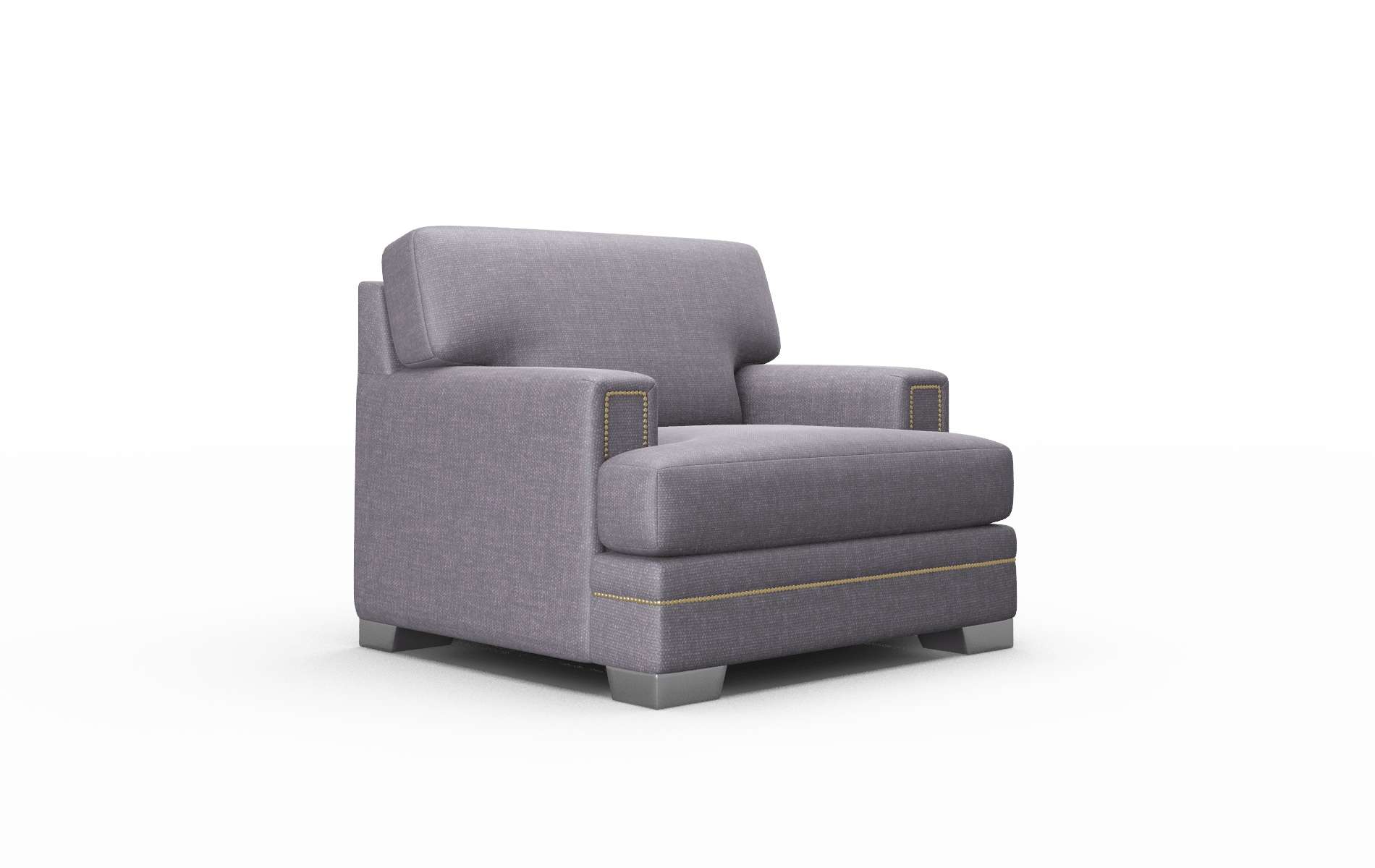 Barcelona Durham Ink Chair metal legs 2