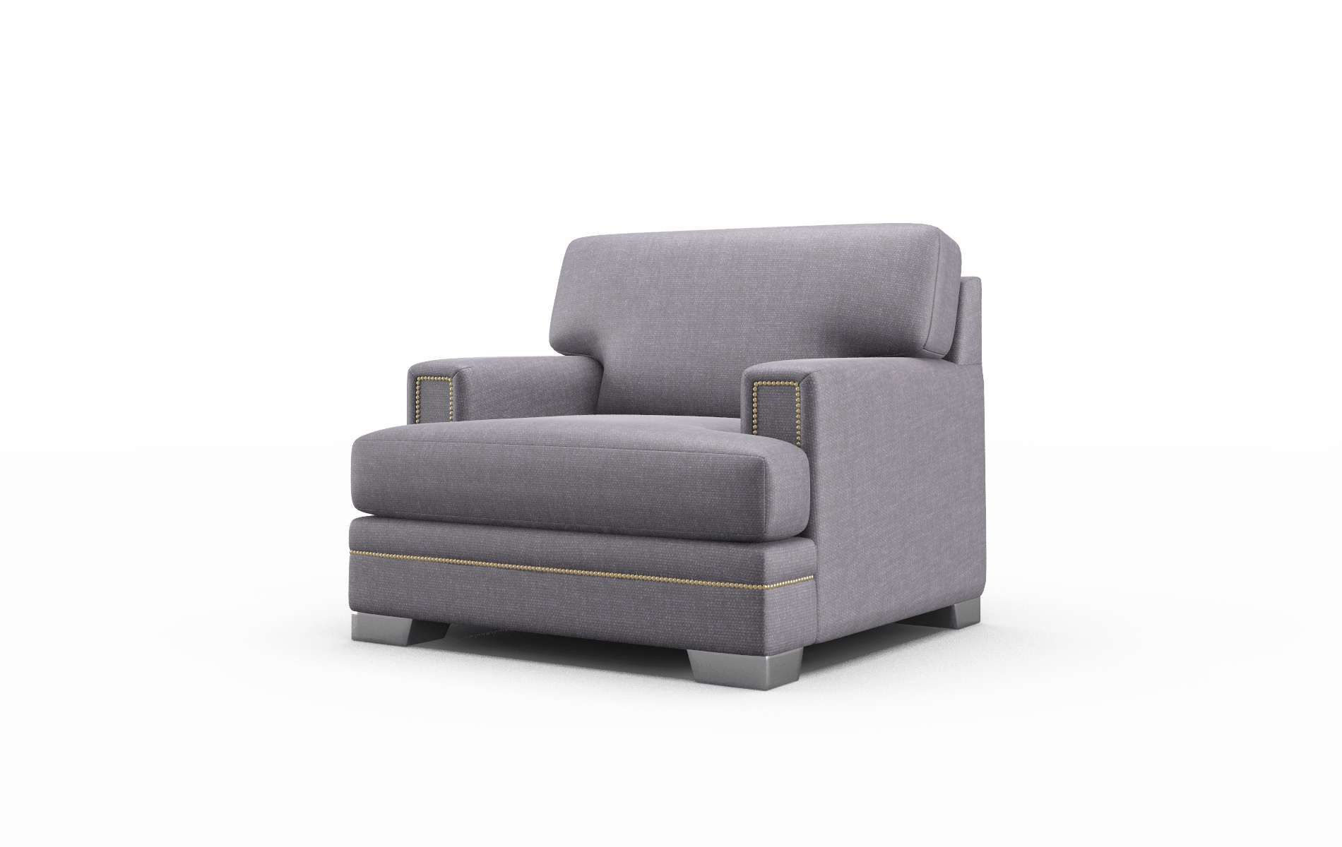 Barcelona Durham Ink Chair metal legs 4