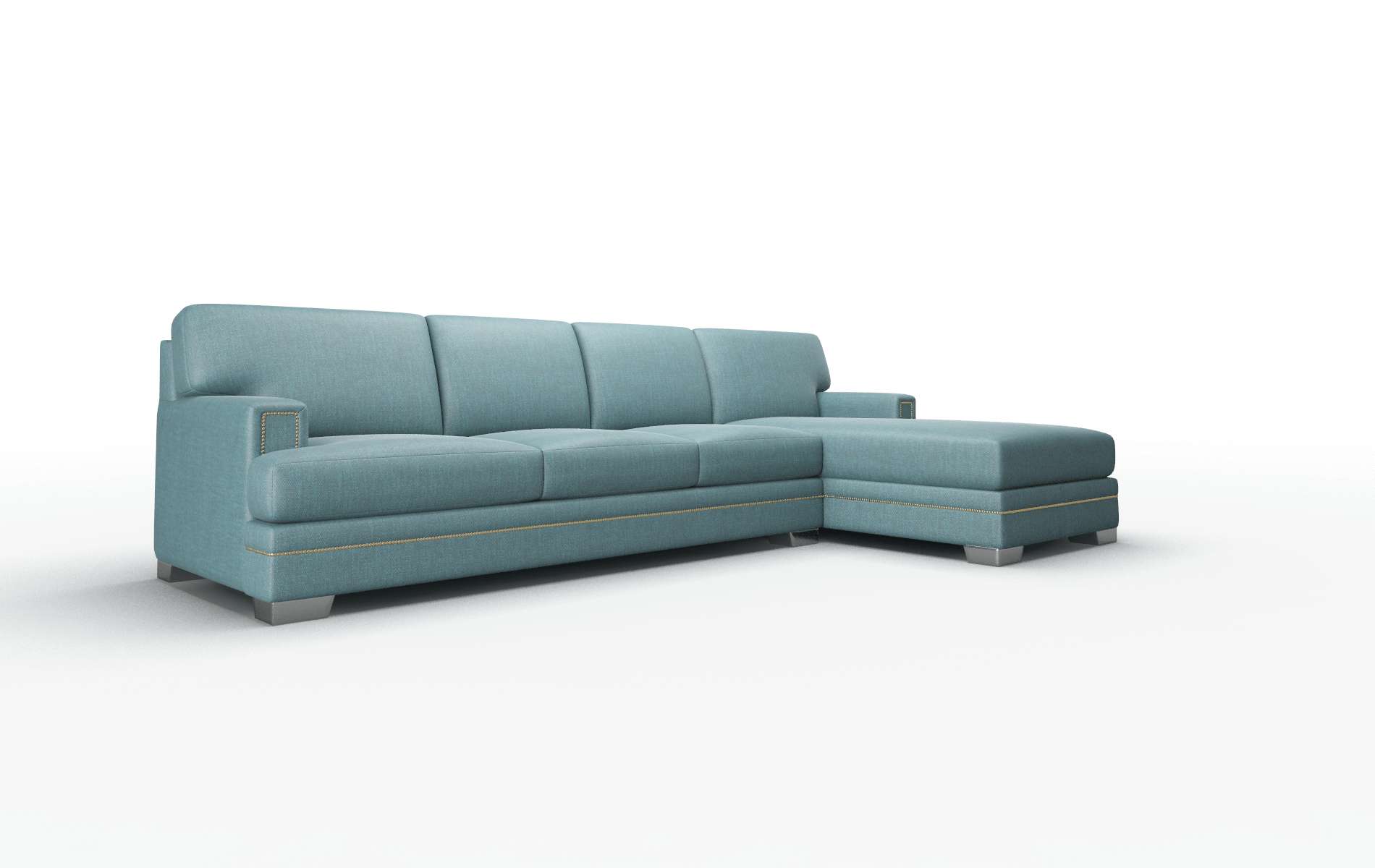 Barcelona Elliot Teal Panel metal legs 2