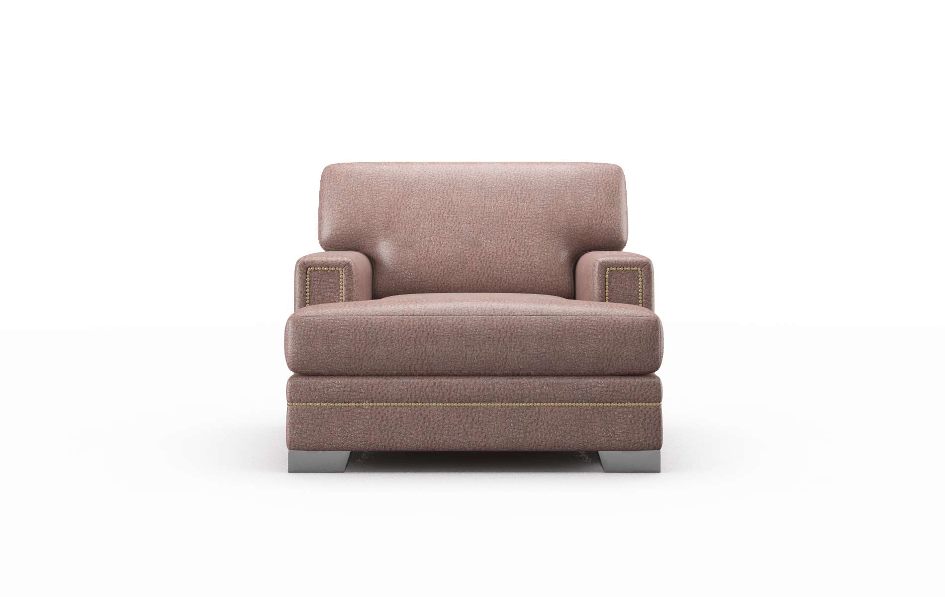 Barcelona Ford Brown Chair metal legs 1