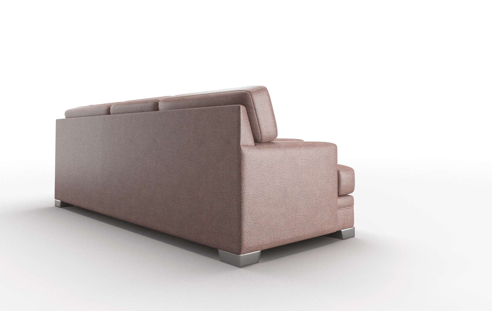 Barcelona Ford Brown Sectional metal legs 3