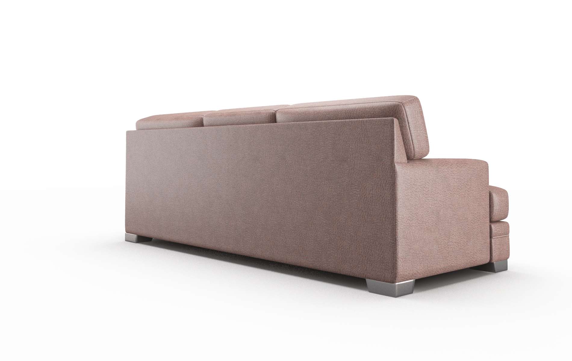 Barcelona Ford Brown Sofa metal legs 5