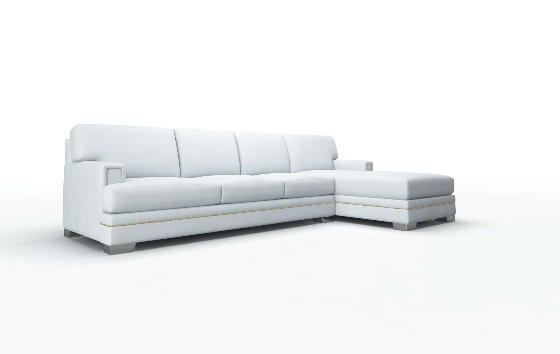 Barcelona Hathaway Aqua Panel metal legs 2