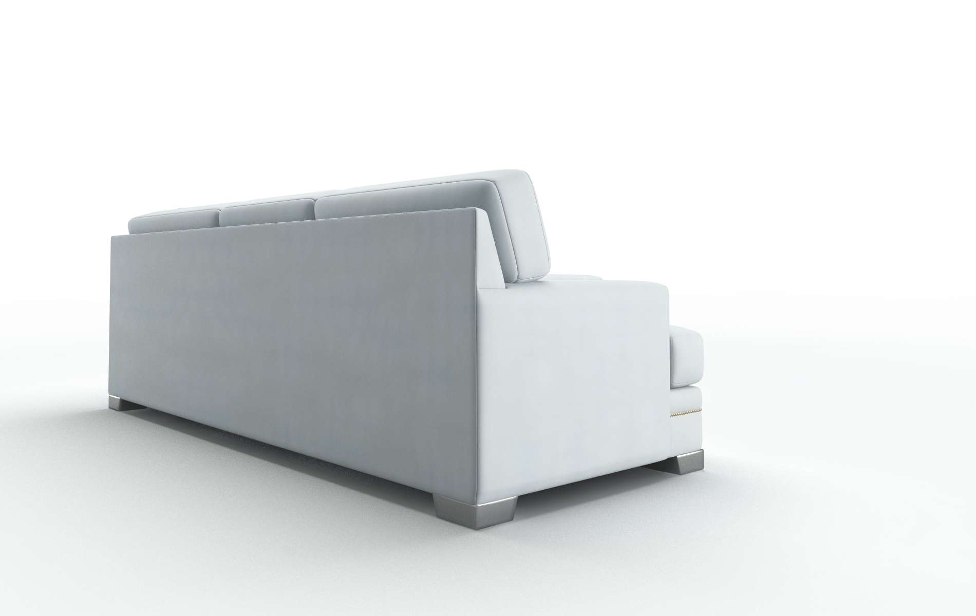 Barcelona Hathaway Aqua Sectional metal legs 3