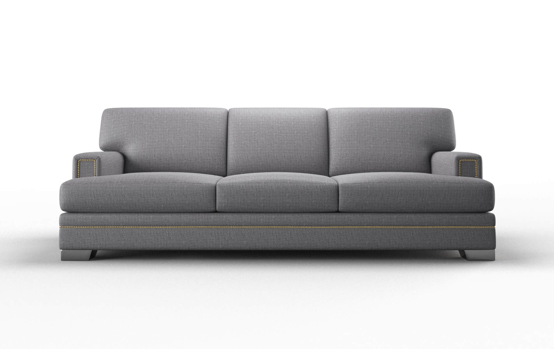 Barcelona Insight Denim Sofa metal legs 1