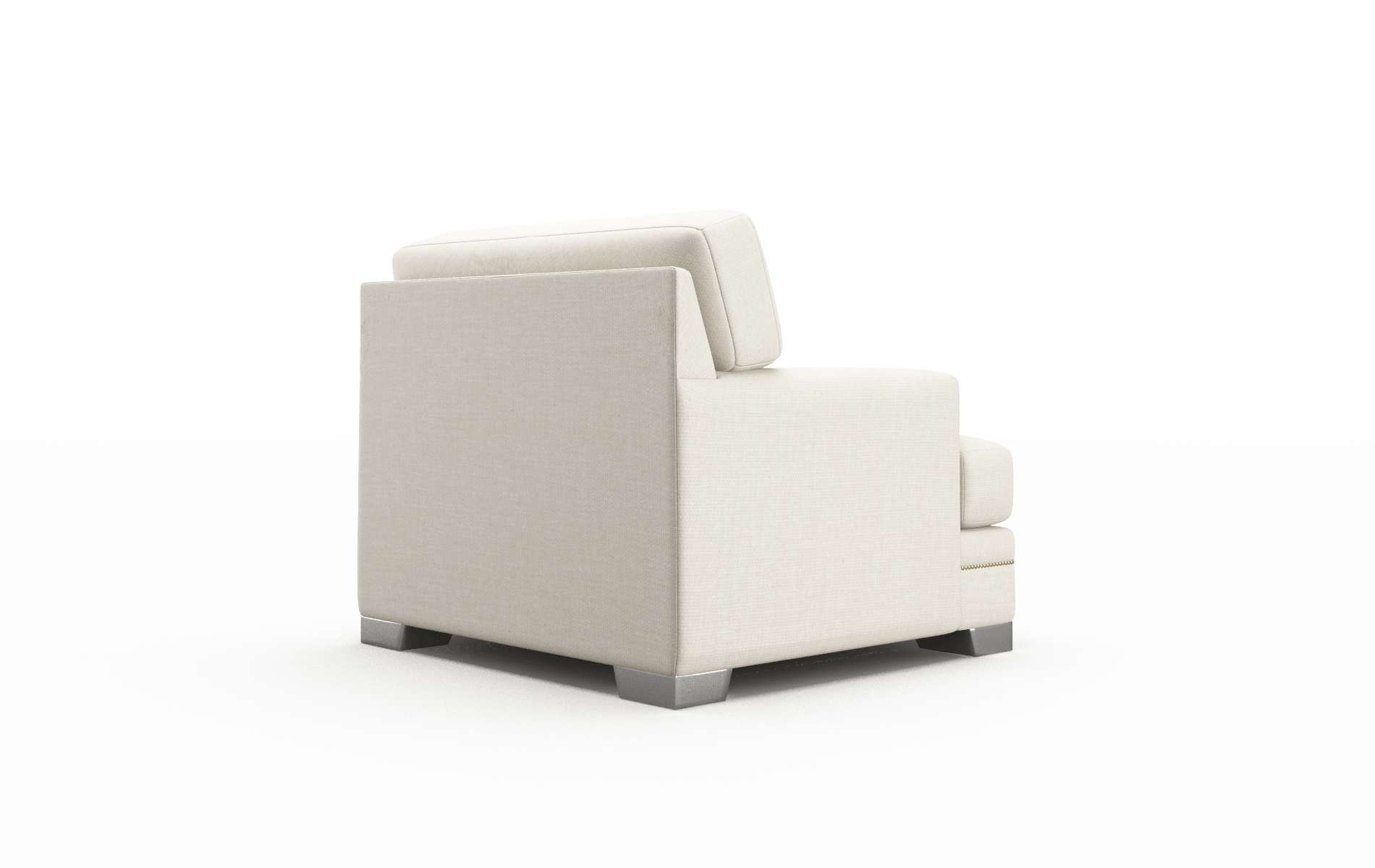 Barcelona Keylargo Almond Chair metal legs 5