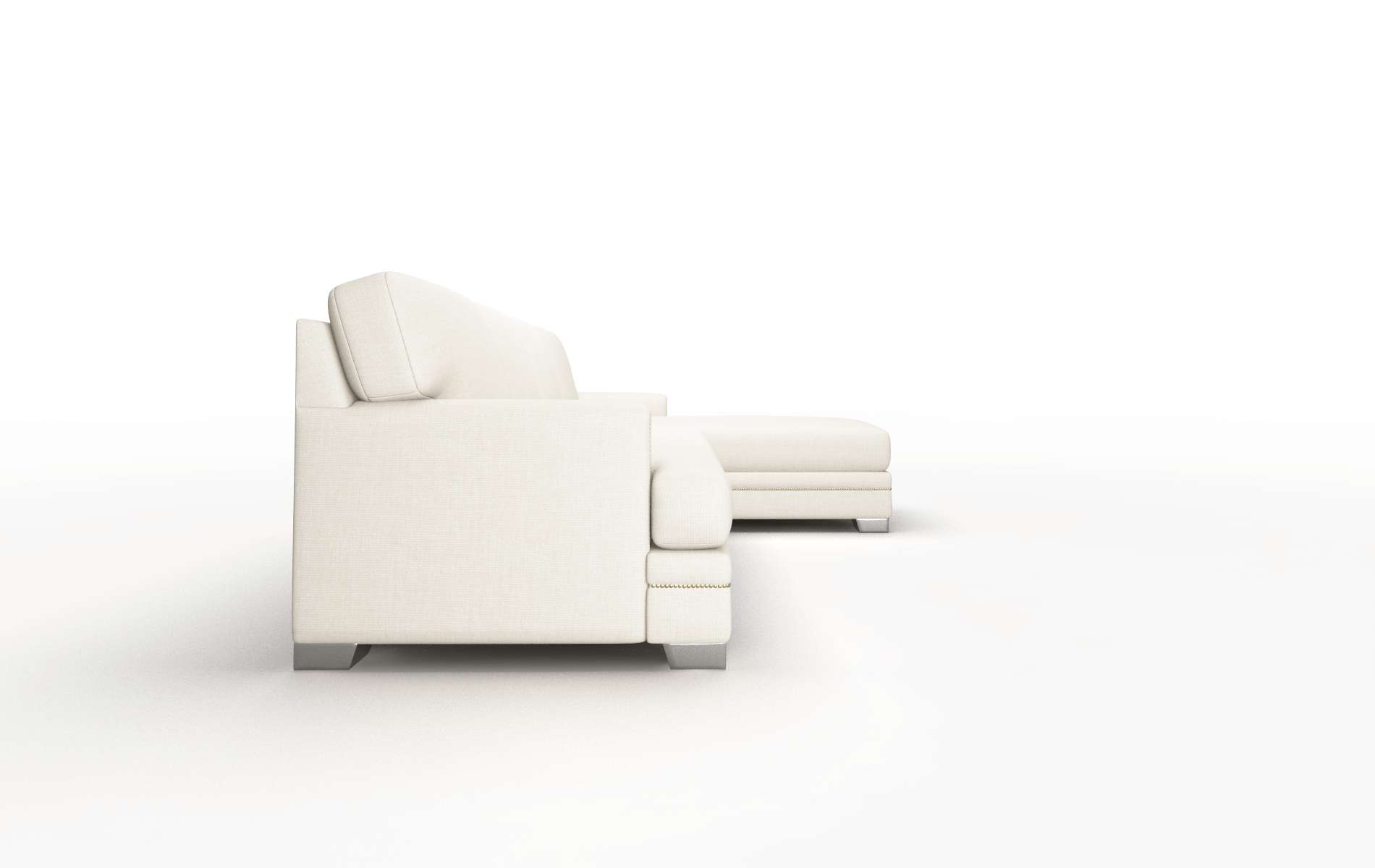 Barcelona Keylargo Almond Panel metal legs 3