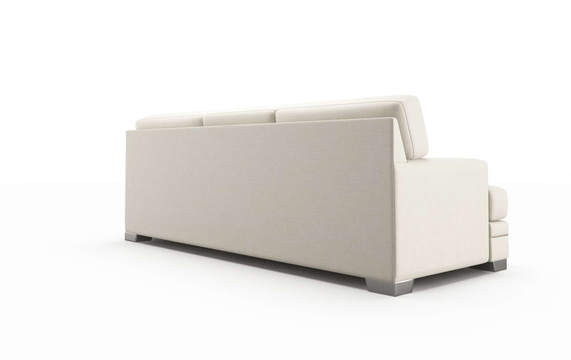 Barcelona Keylargo Almond Sofa metal legs 5