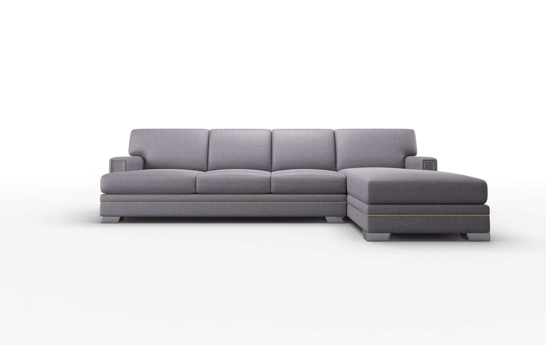 Barcelona Keylargo grape Panel Metal Legs  1