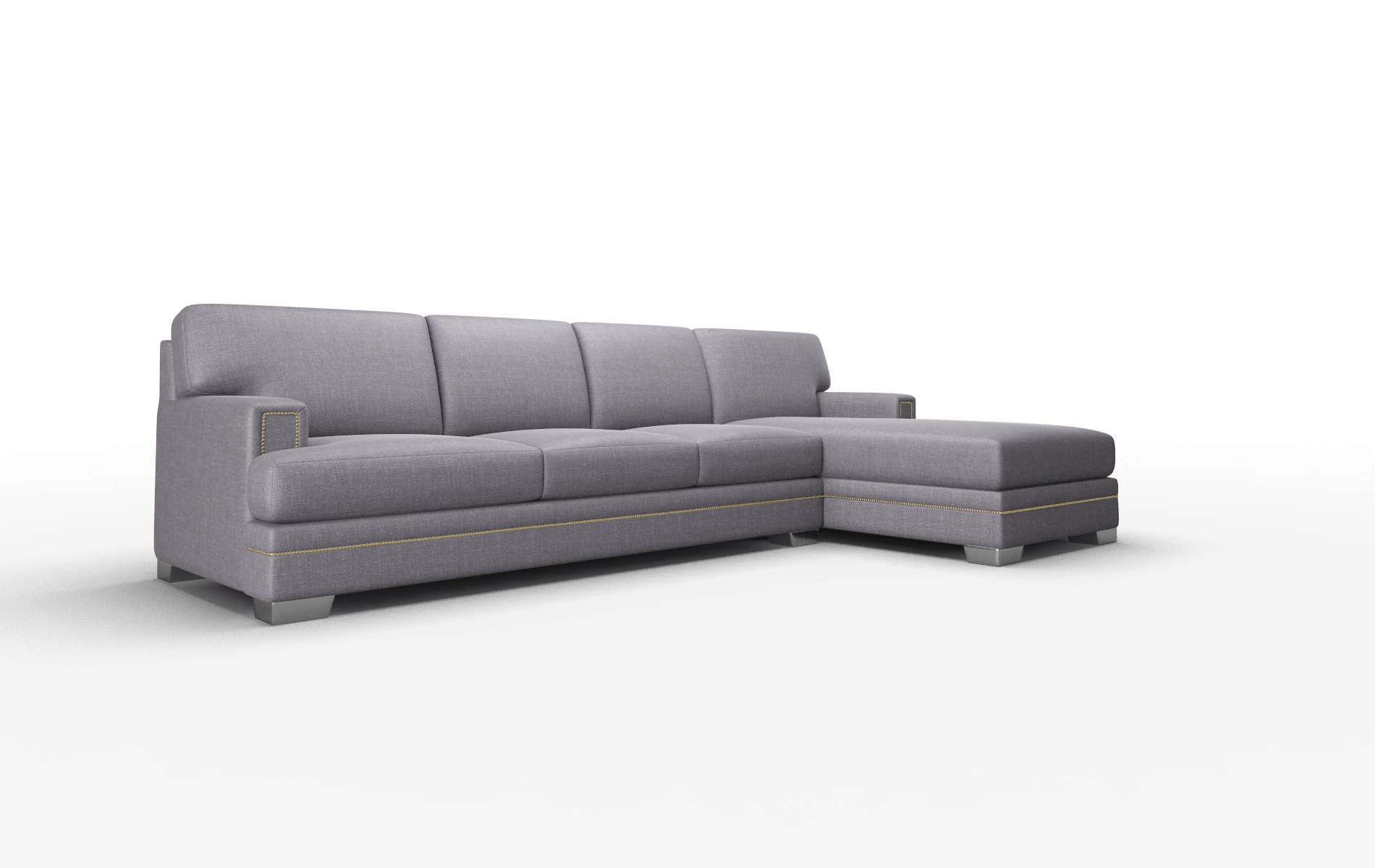 Barcelona Keylargo Grape Panel metal legs 2