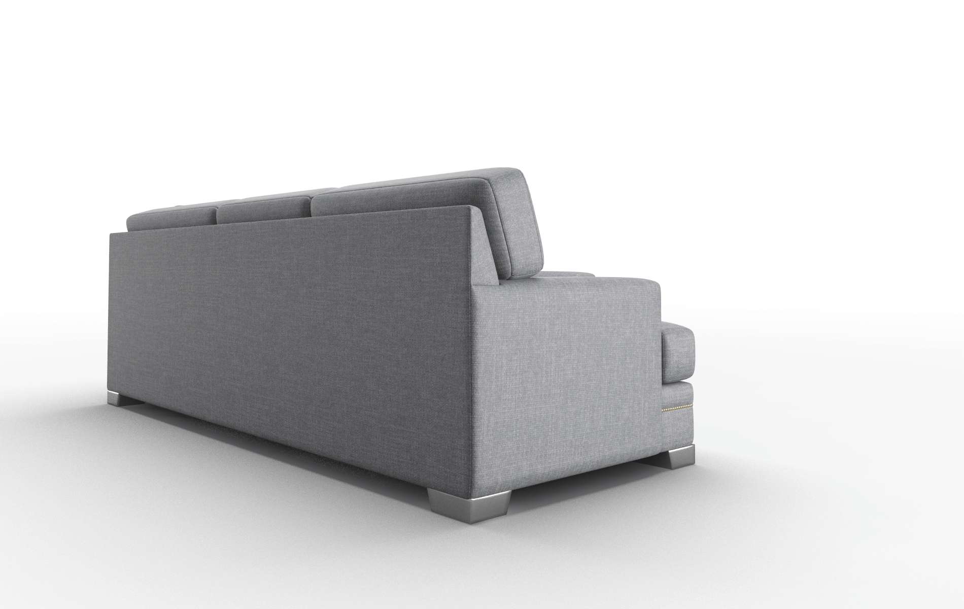 Barcelona Keylargo Graphite Sectional metal legs 3