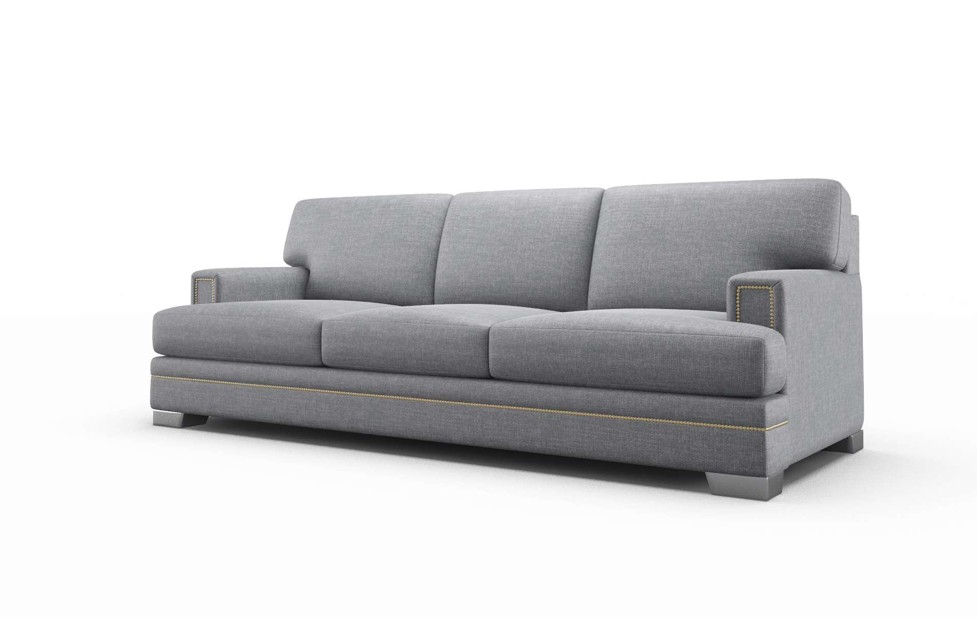 Barcelona Keylargo Graphite Sofa metal legs 4