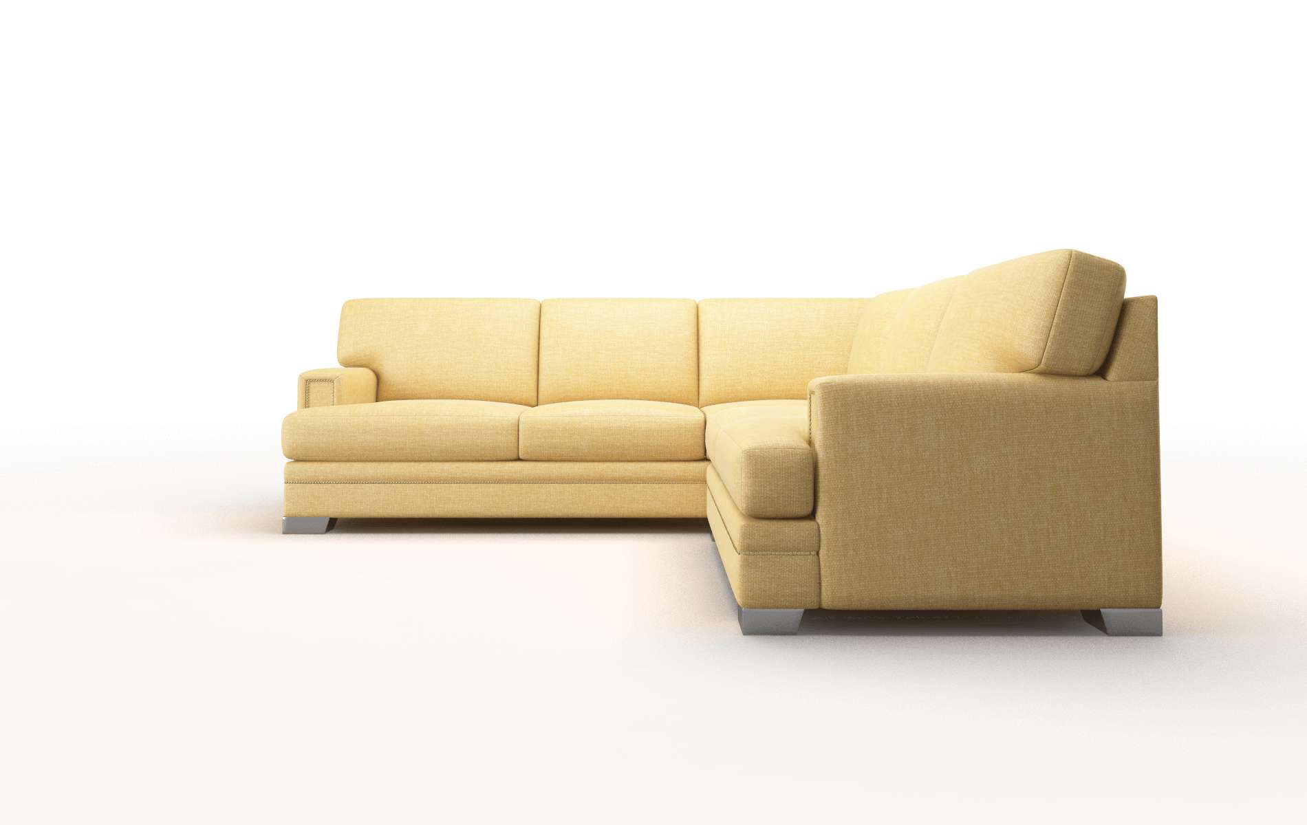 Barcelona Keylargo Honey Sectional metal legs 5