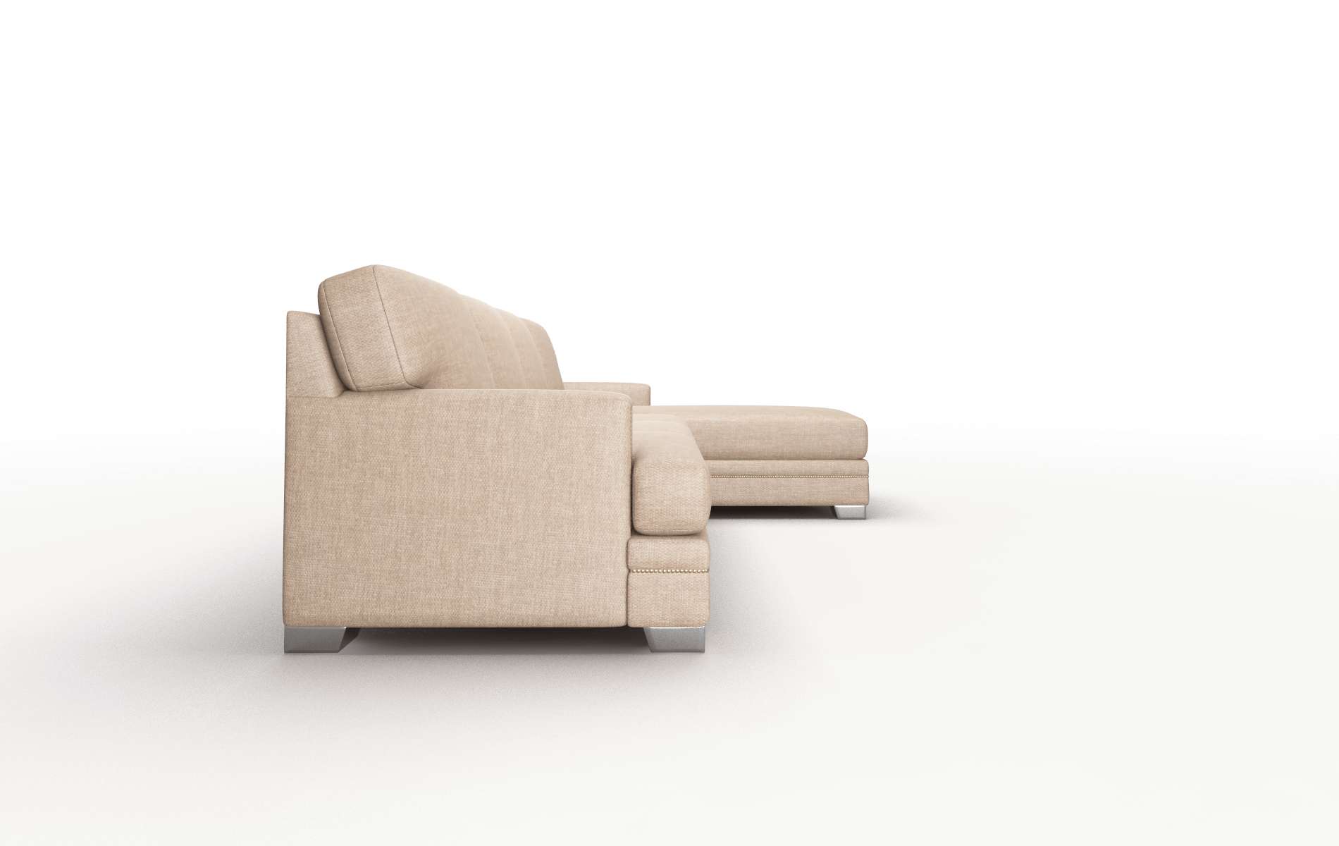 Barcelona Keylargo Mink Panel metal legs 3