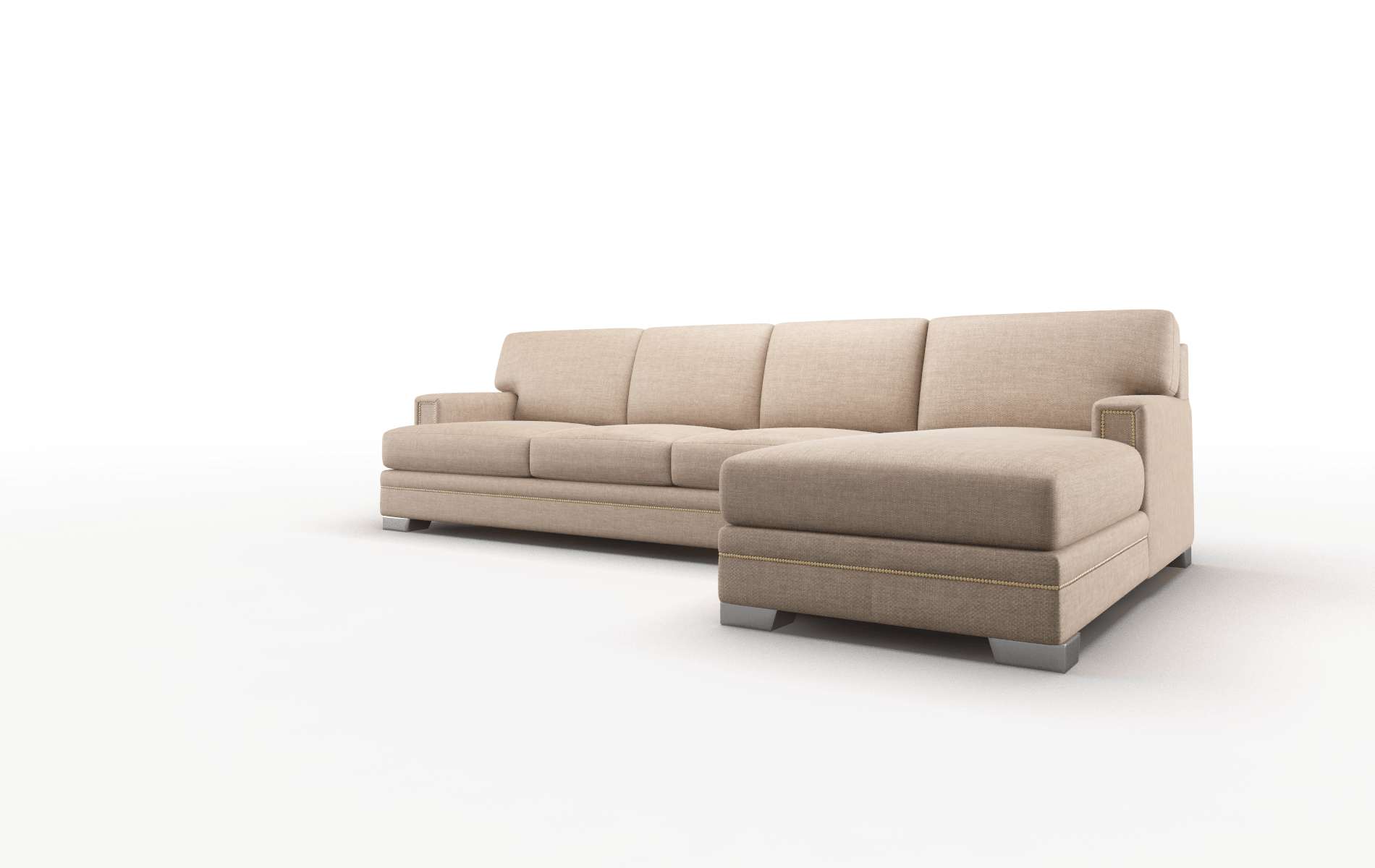 Barcelona Keylargo Mink Panel metal legs 4