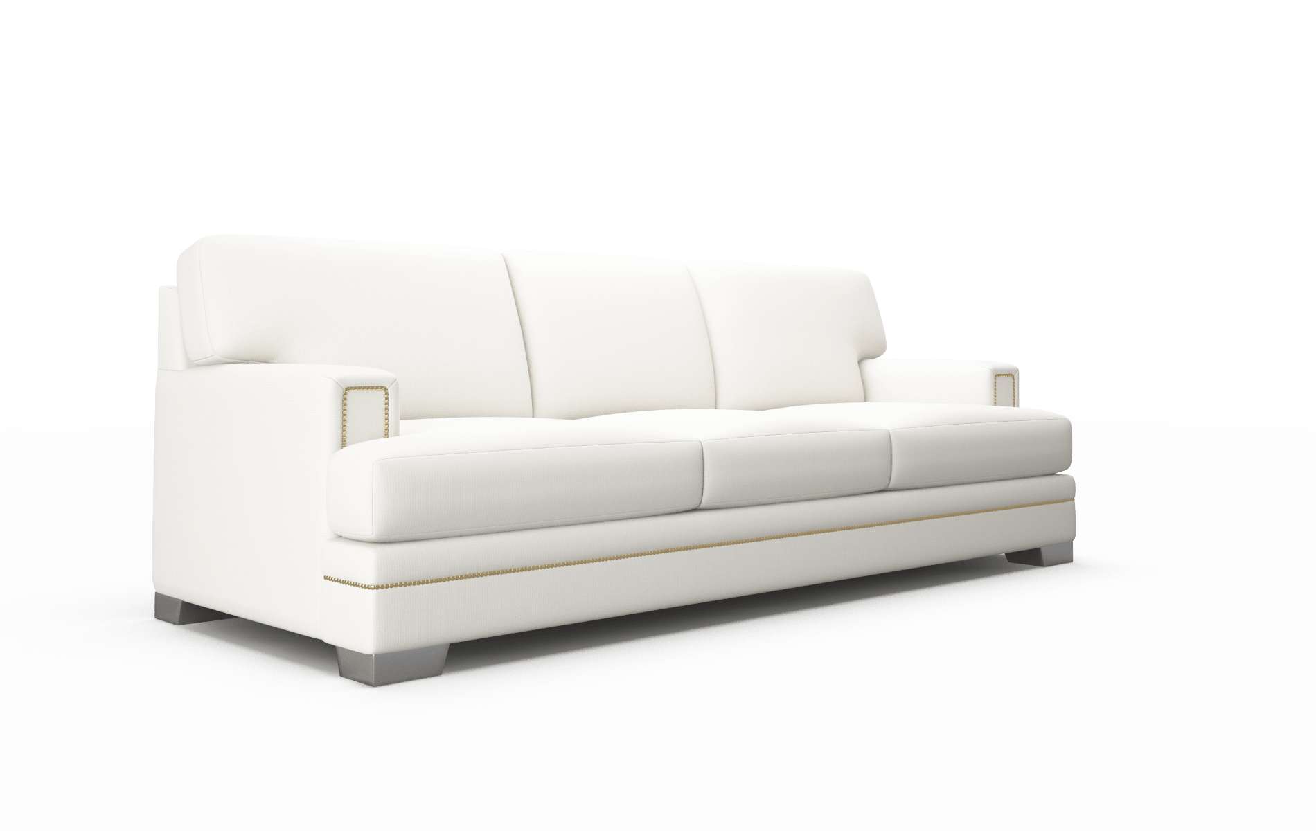 Barcelona Keylargo Oatmeal Sofa metal legs 2