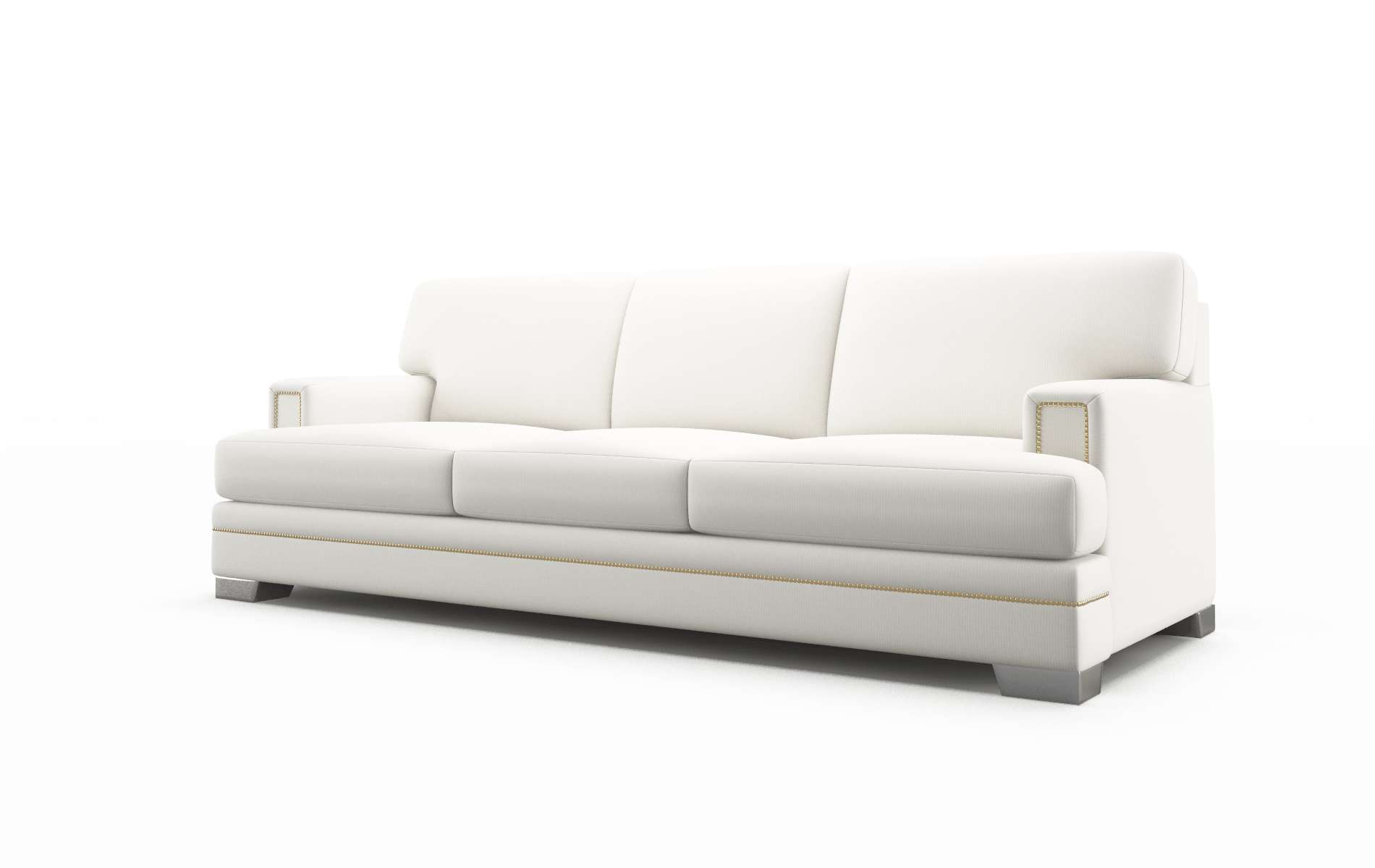 Barcelona Keylargo Oatmeal Sofa metal legs 4