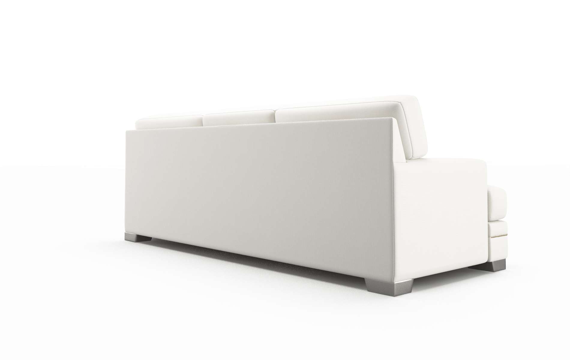 Barcelona Keylargo Oatmeal Sofa metal legs 5