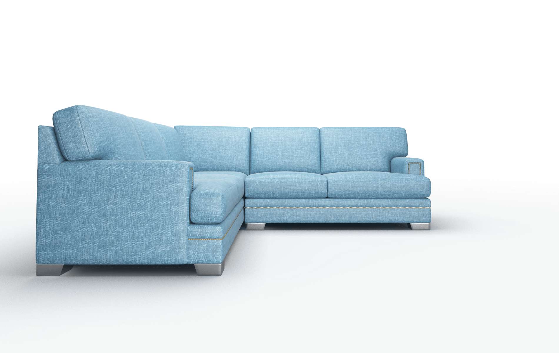 Barcelona Keylargo Ocean Sectional metal legs 2