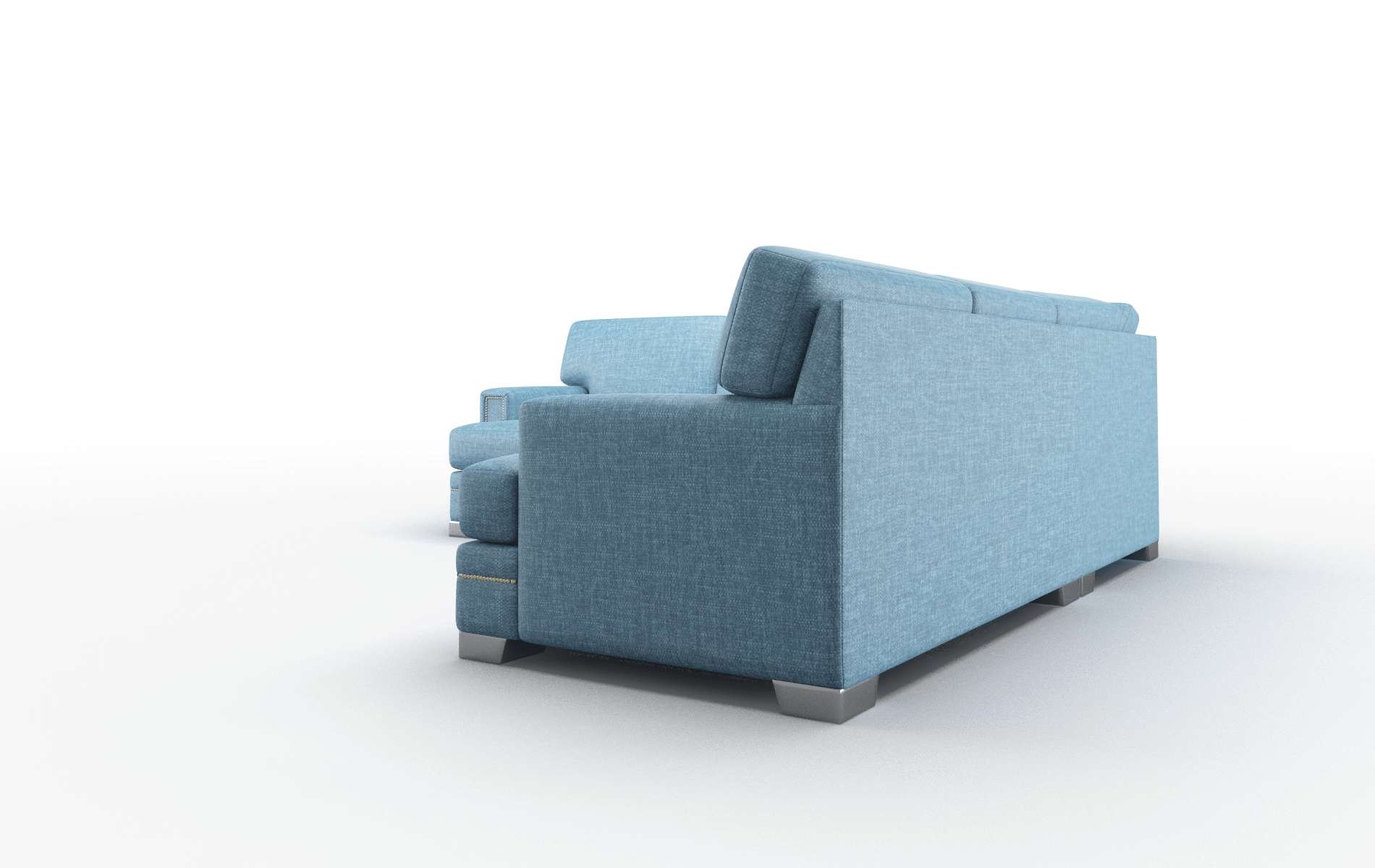 Barcelona Keylargo Ocean Sectional metal legs 4