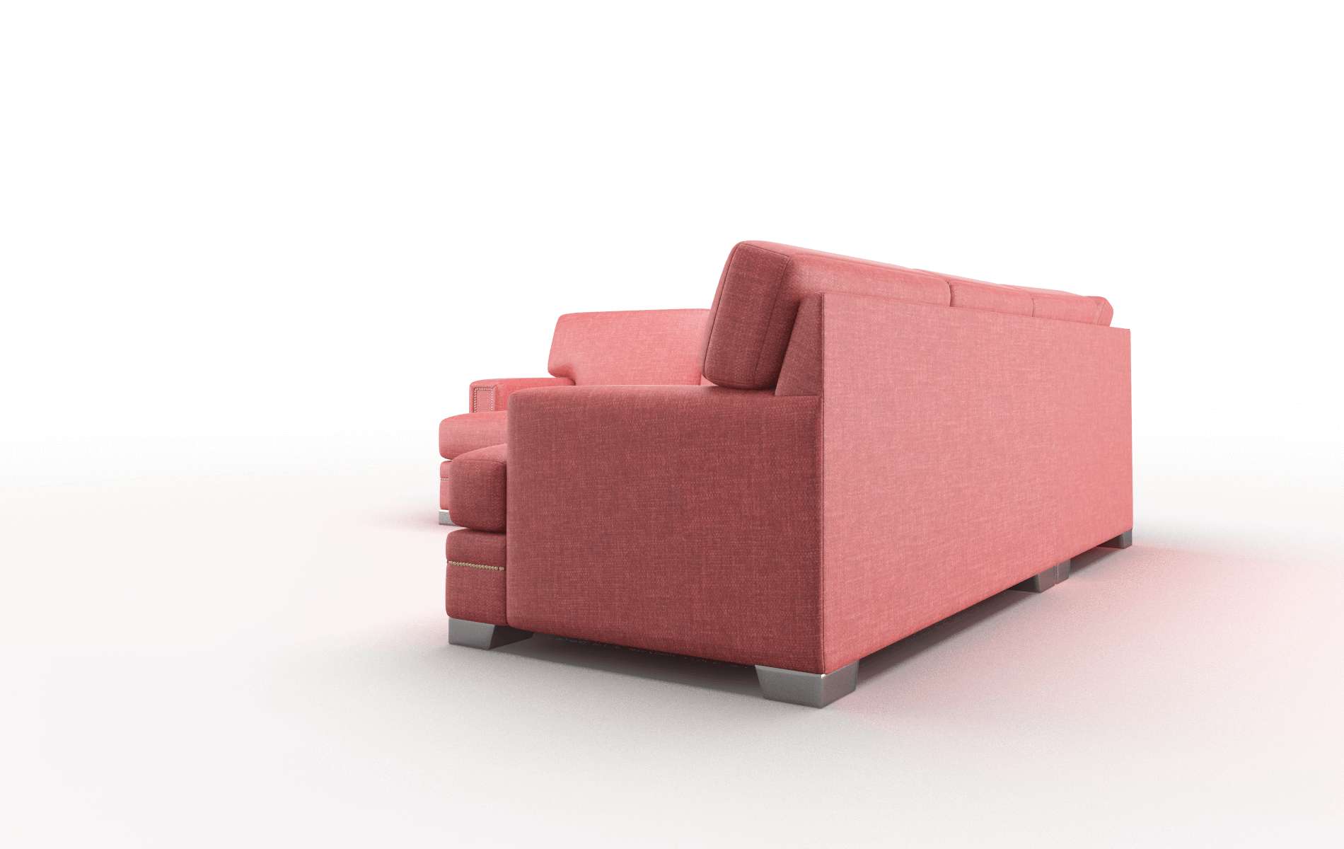 Barcelona Keylargo Ruby Sectional metal legs 4