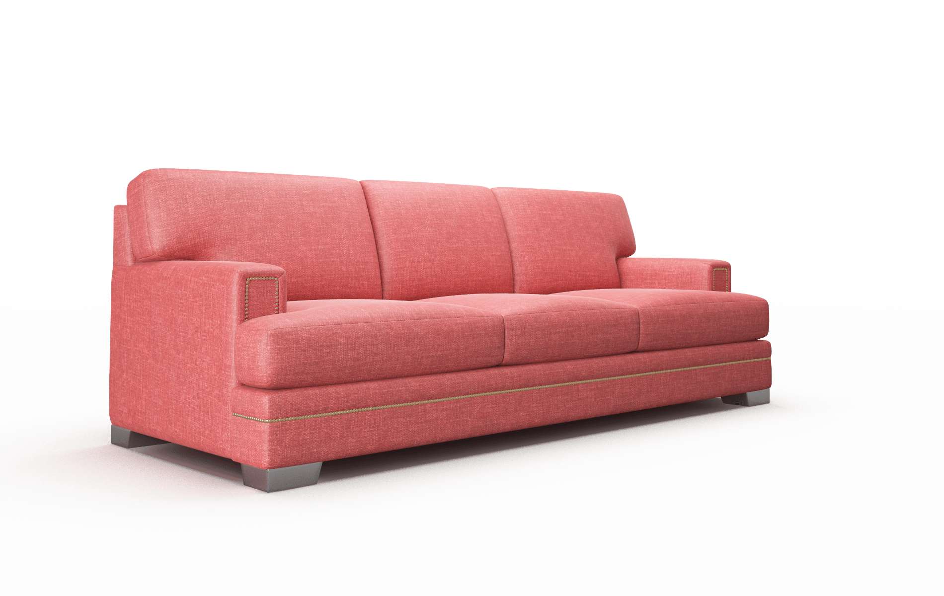 Barcelona Keylargo Ruby Sofa metal legs 2