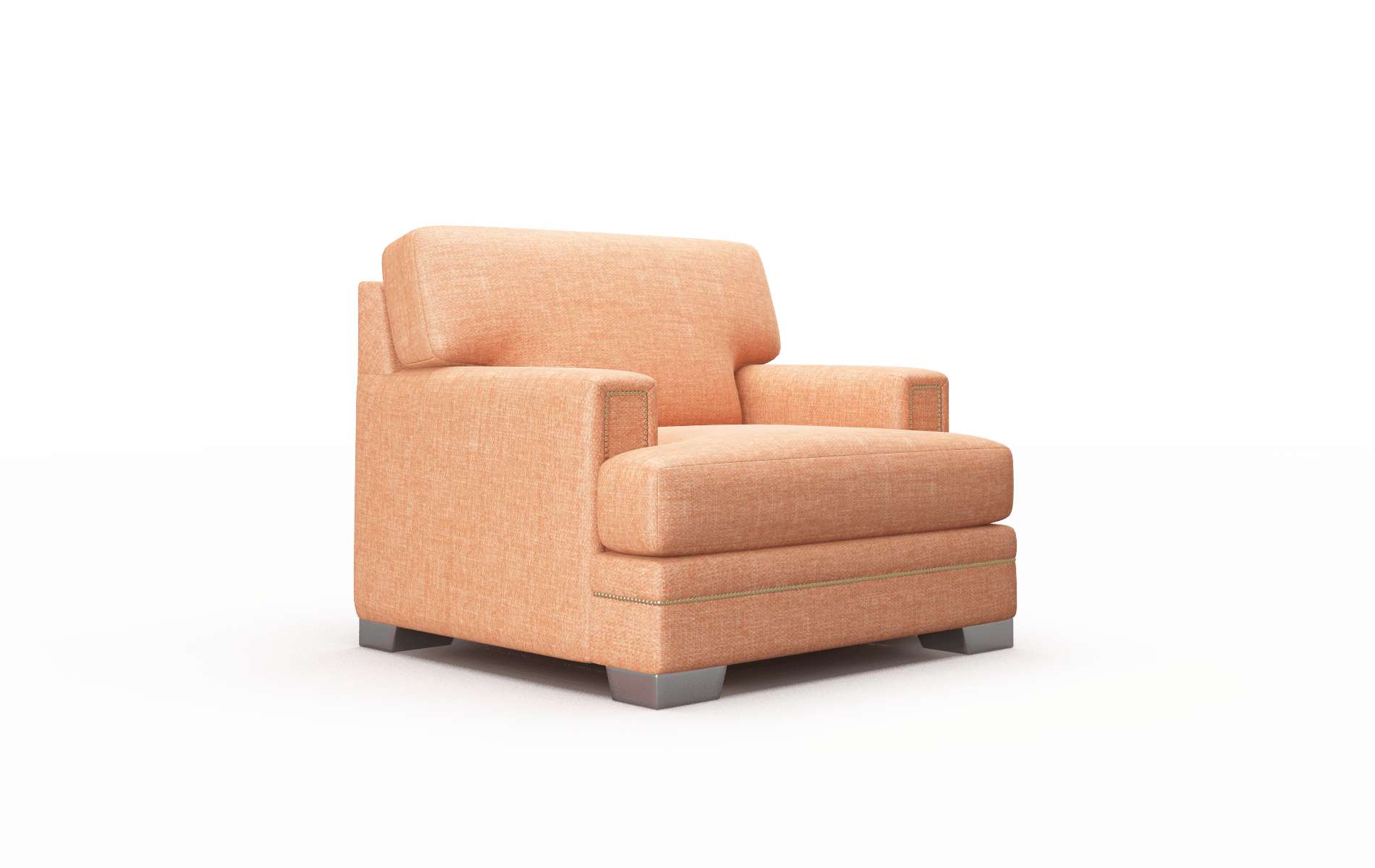 Barcelona Keylargo Terracotta Chair metal legs 2