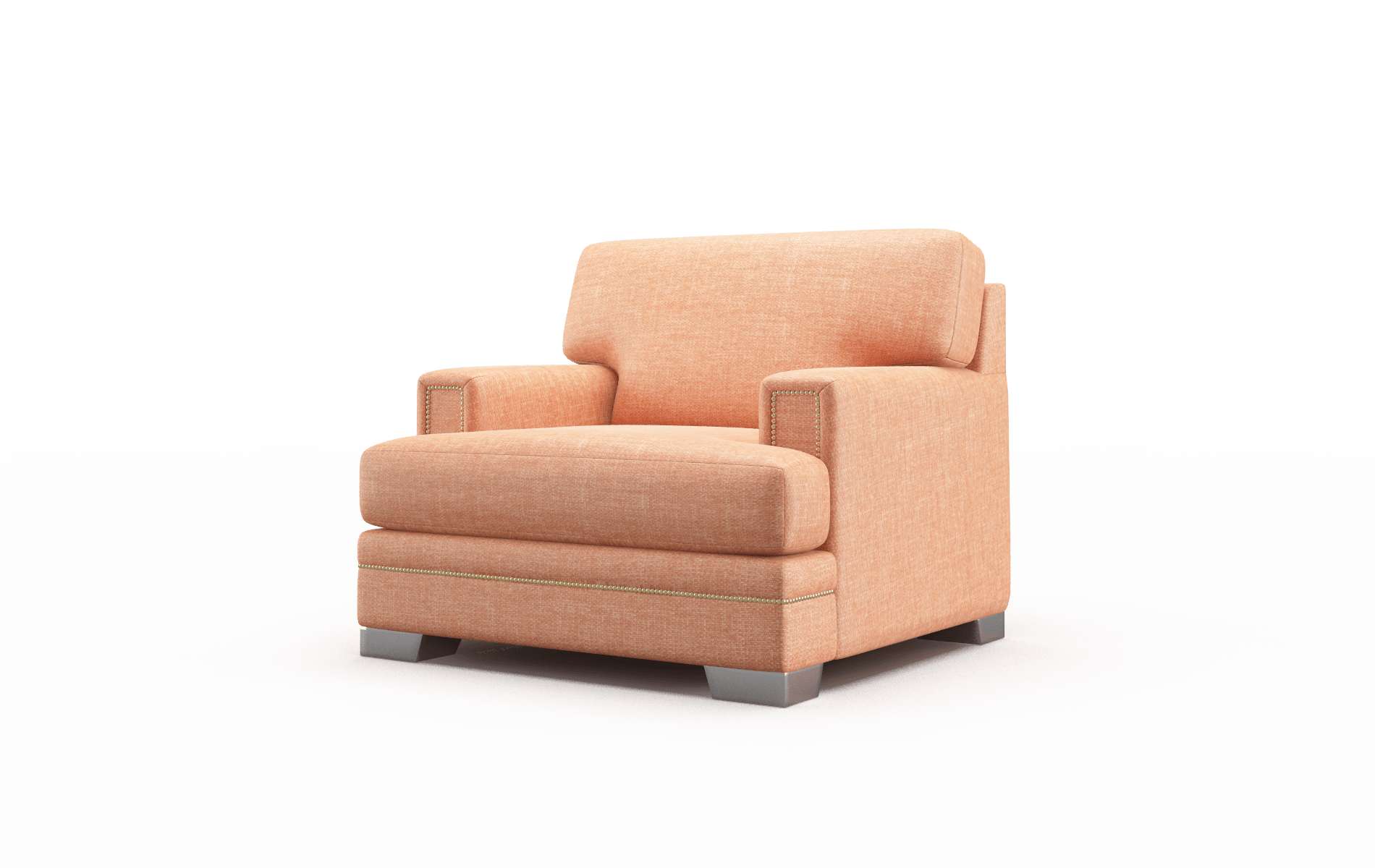 Barcelona Keylargo Terracotta Chair metal legs 4