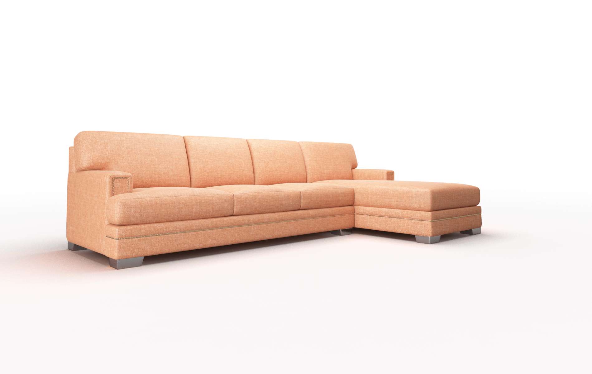 Barcelona Keylargo Terracotta Panel metal legs 2