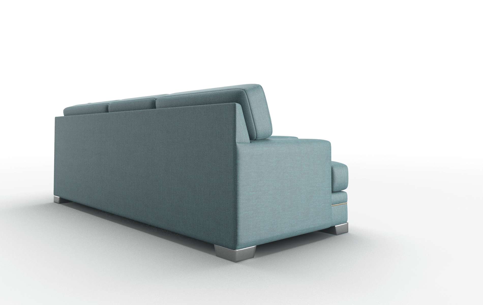 Barcelona Keylargo Zenithteal Sectional metal legs 3
