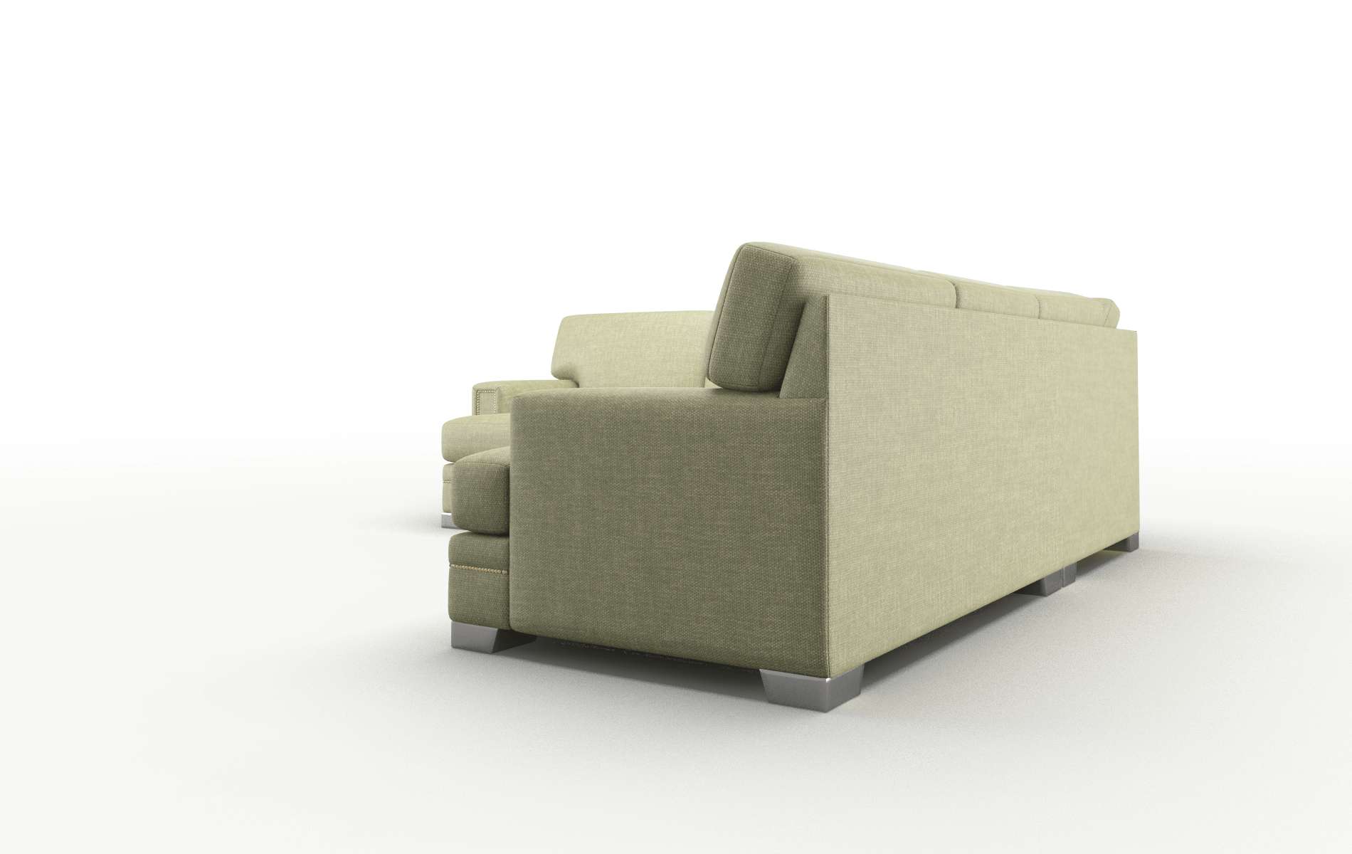 Barcelona Leslie Lawn Sectional metal legs 4