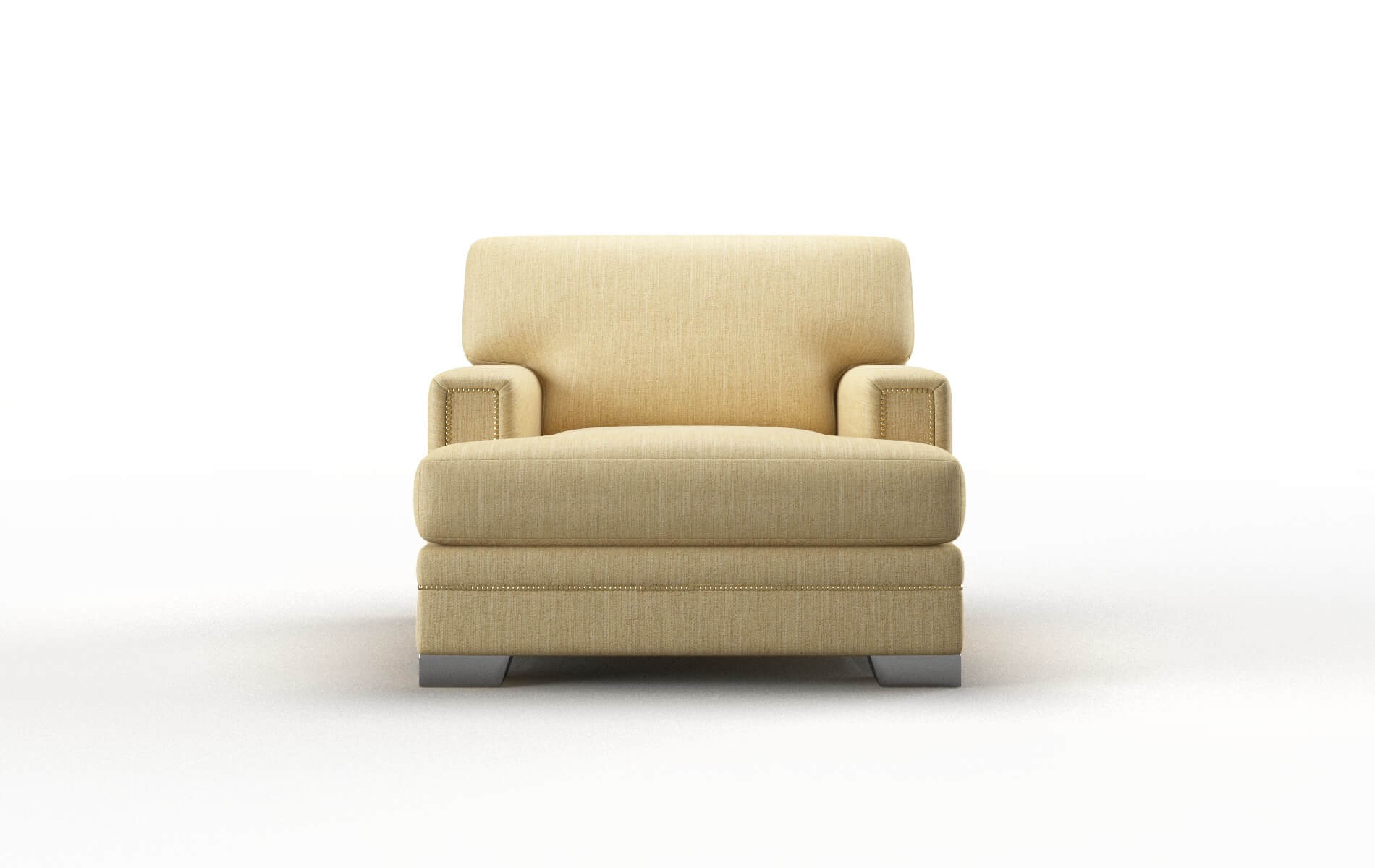 Barcelona Malibu maize Chair Metal Legs  1