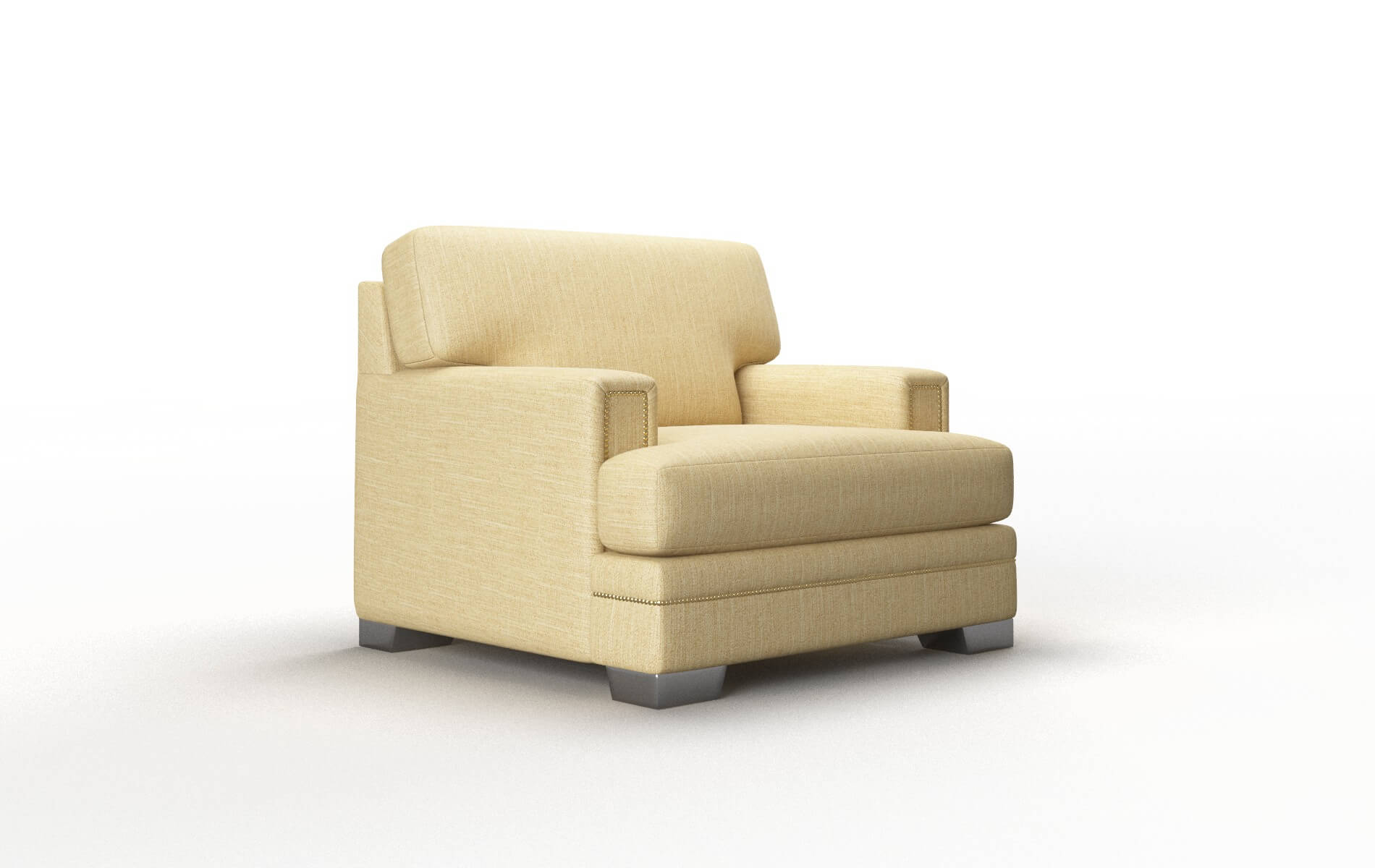 Barcelona Malibu Maize Chair metal legs 2