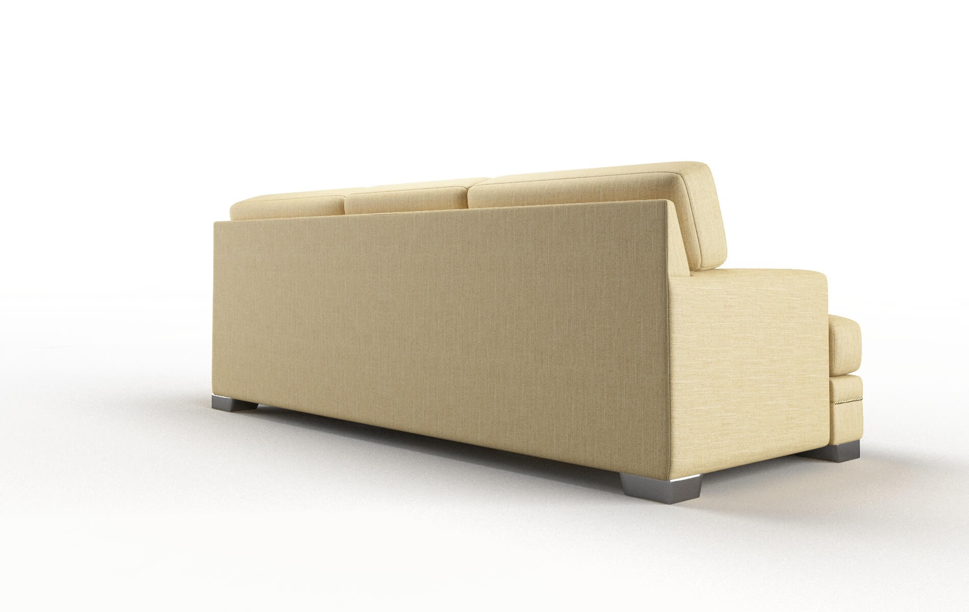 Barcelona Malibu Maize Sofa metal legs 5