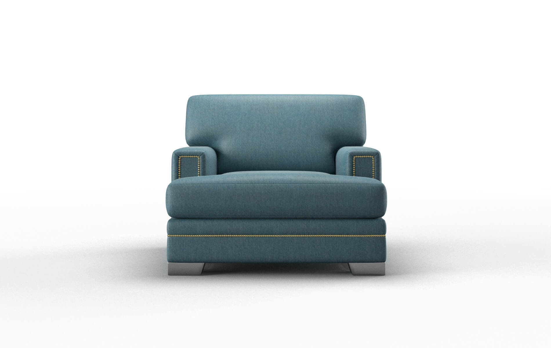 Barcelona Merit peacock Chair Metal Legs  1