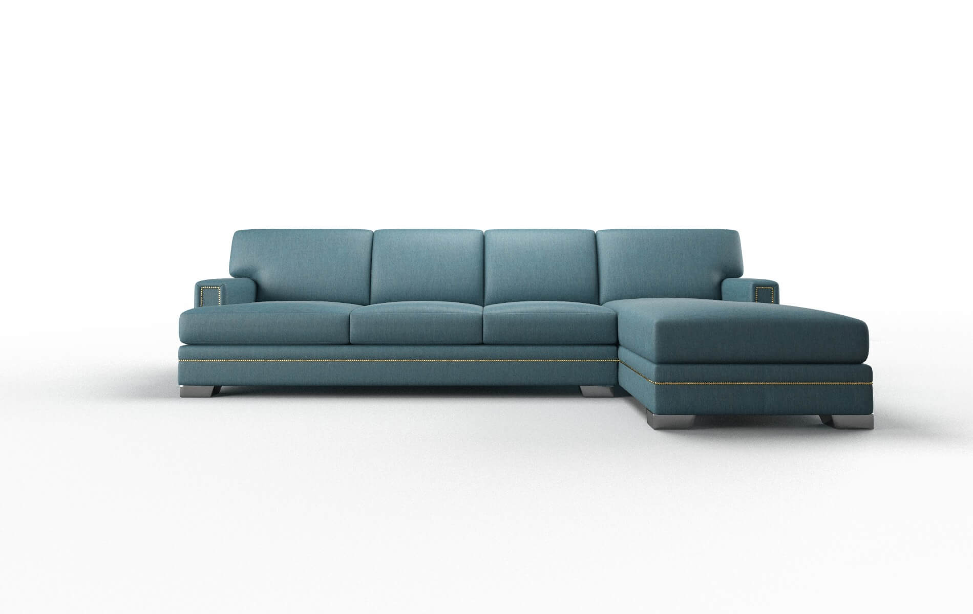 Barcelona Merit Peacock Panel metal legs 1