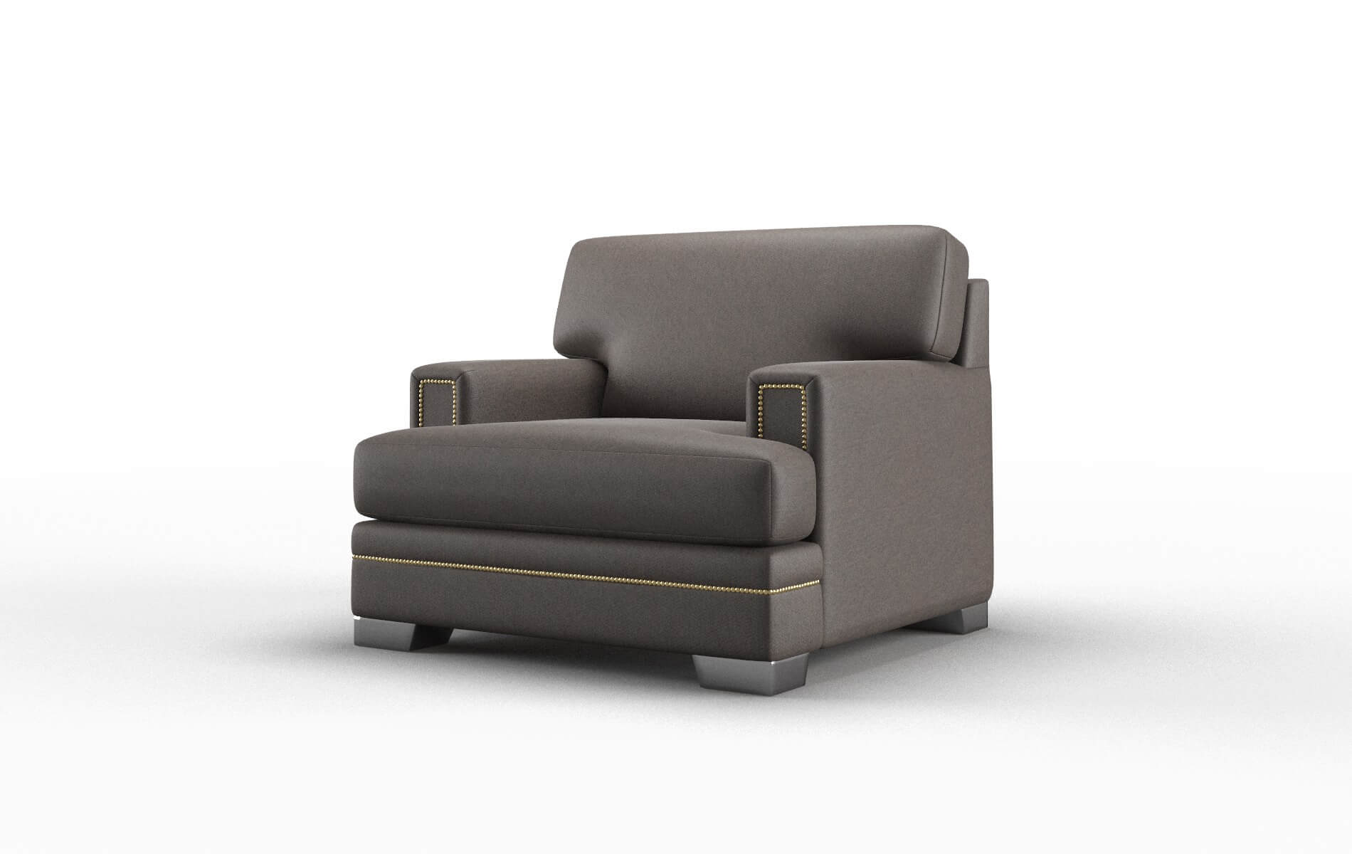 Barcelona Naples Graphite Chair metal legs 4