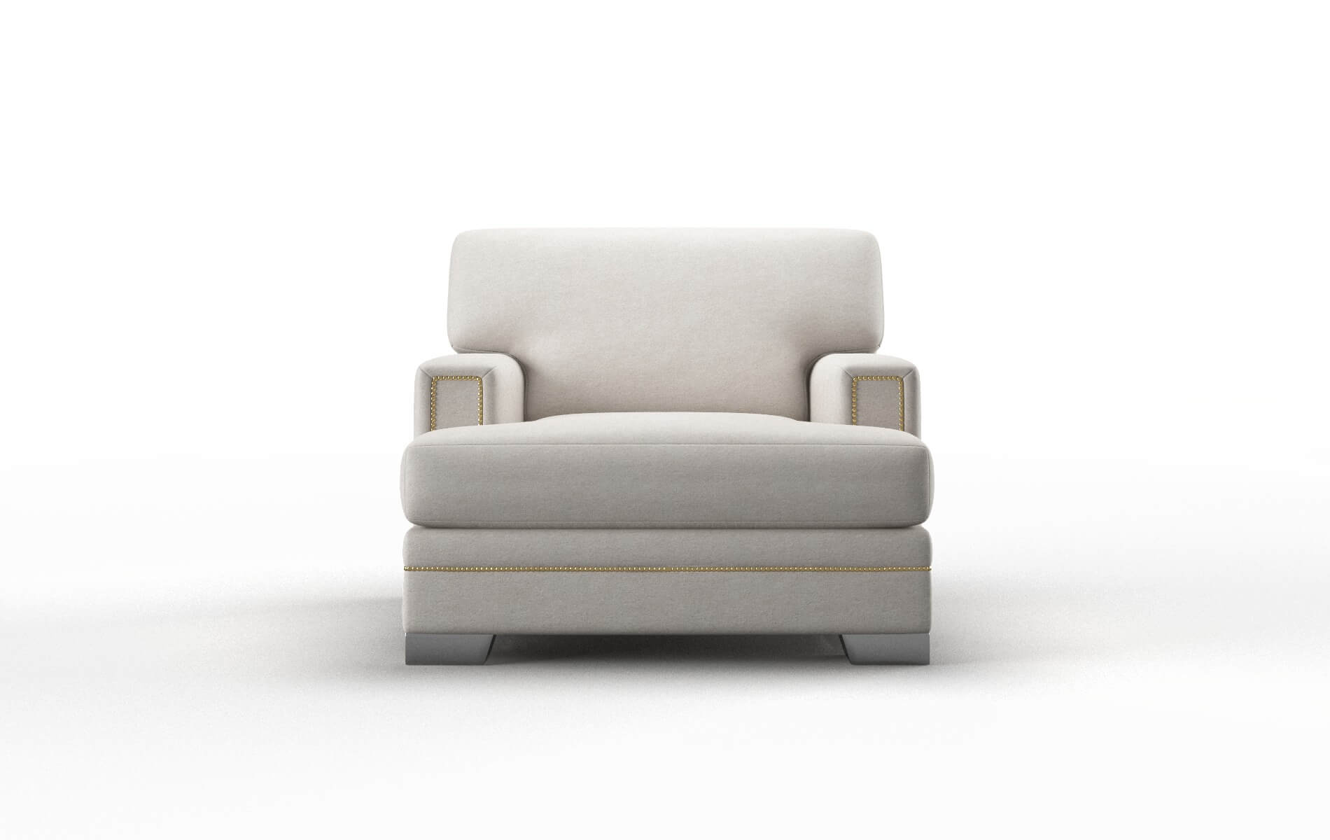 Barcelona Noble grey Chair Metal Legs  1