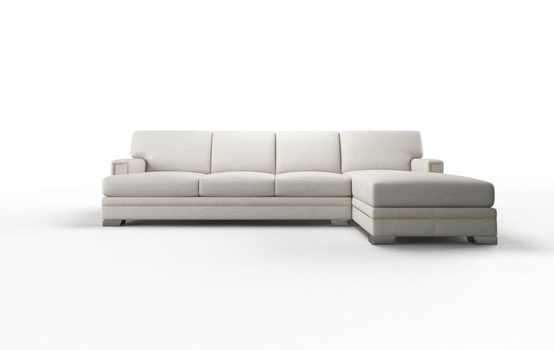 Barcelona Noble grey Panel Metal Legs  1