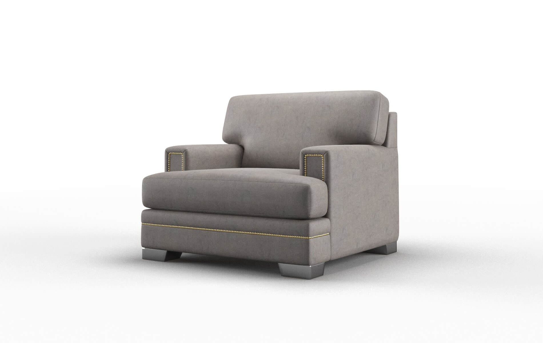 Barcelona Noble Otter Chair metal legs 4