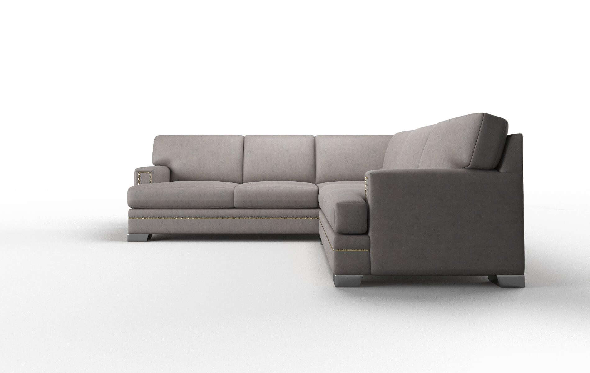 Barcelona Noble Otter Sectional metal legs 5