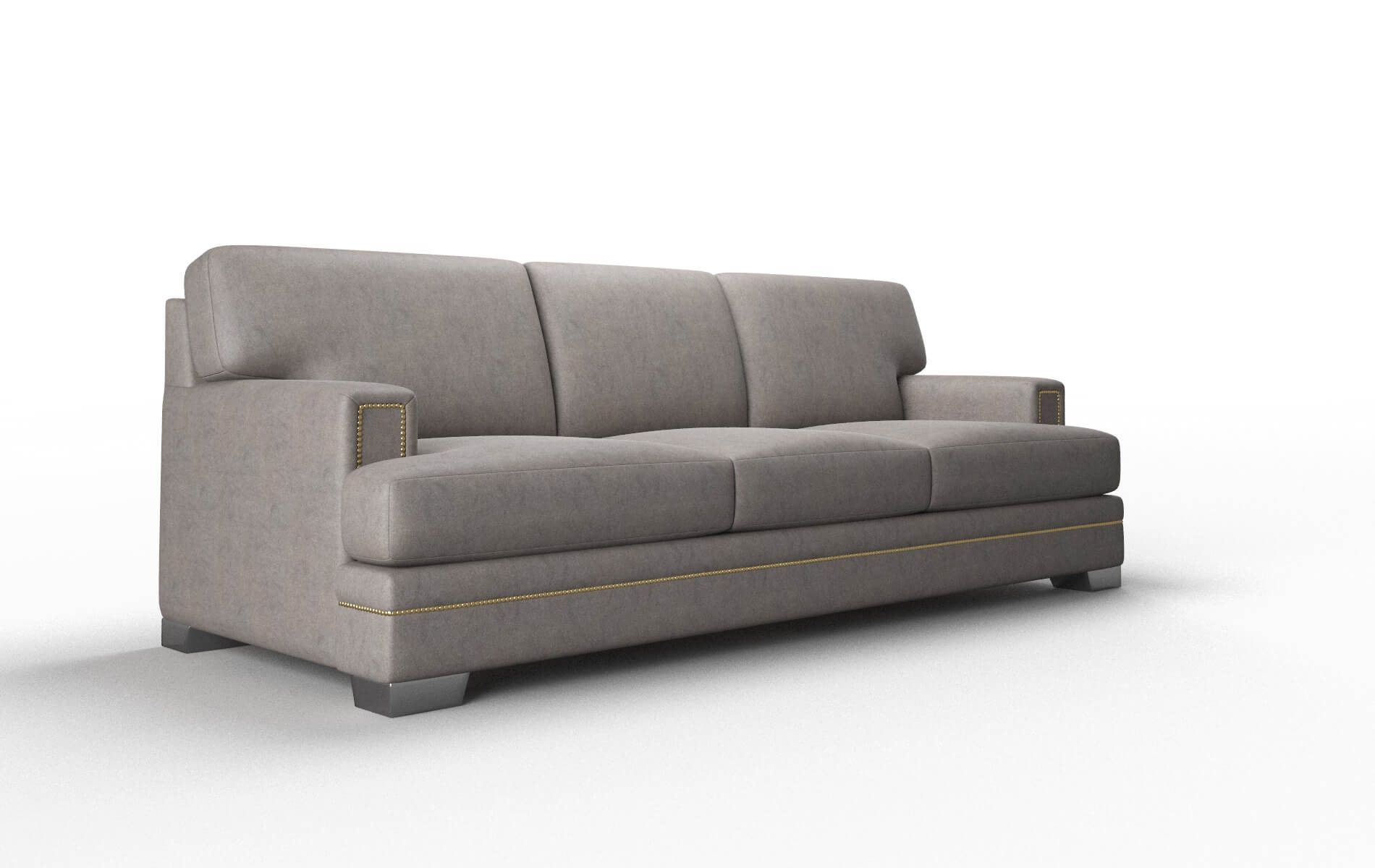 Barcelona Noble Otter Sofa metal legs 2
