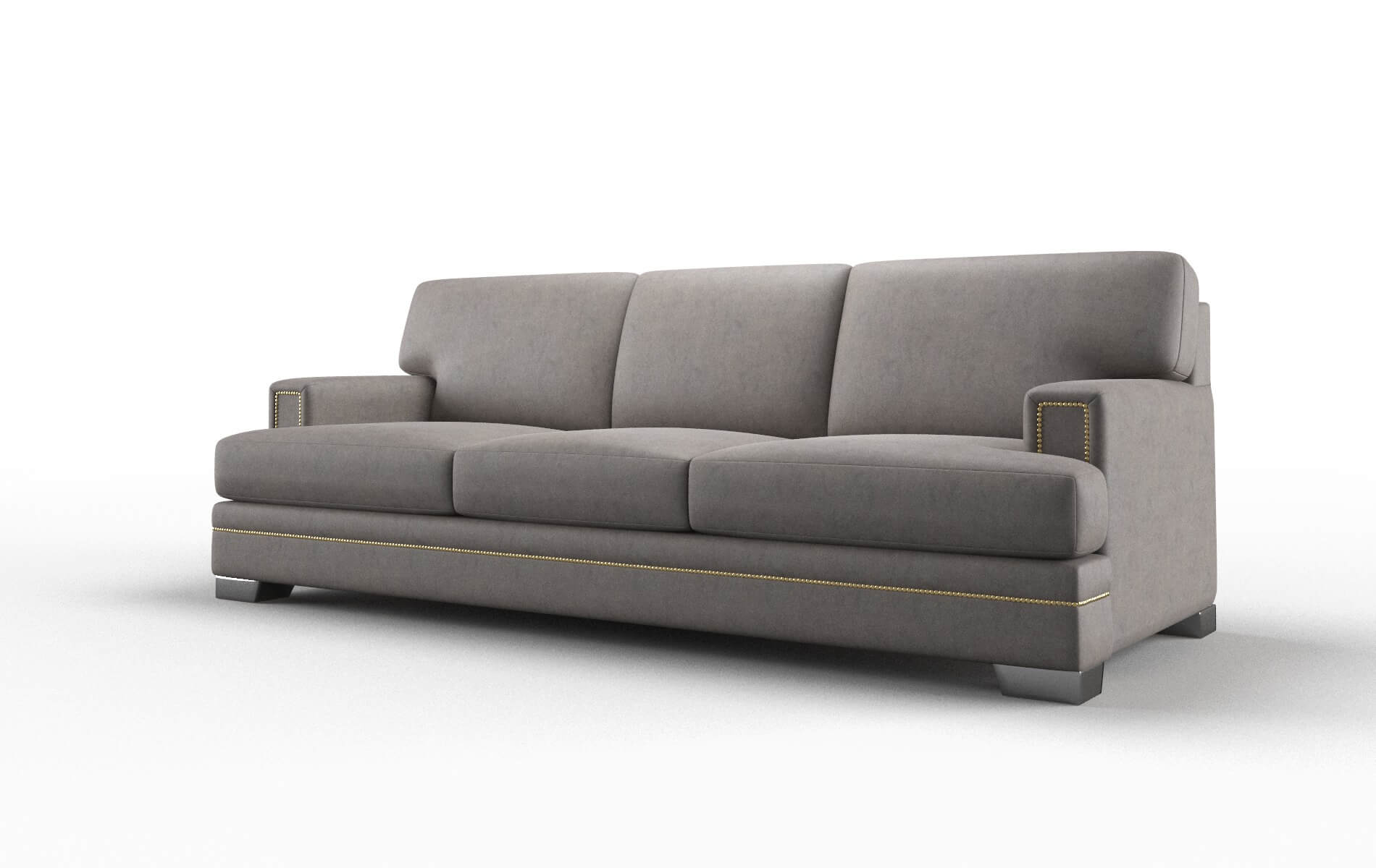 Barcelona Noble Otter Sofa metal legs 4