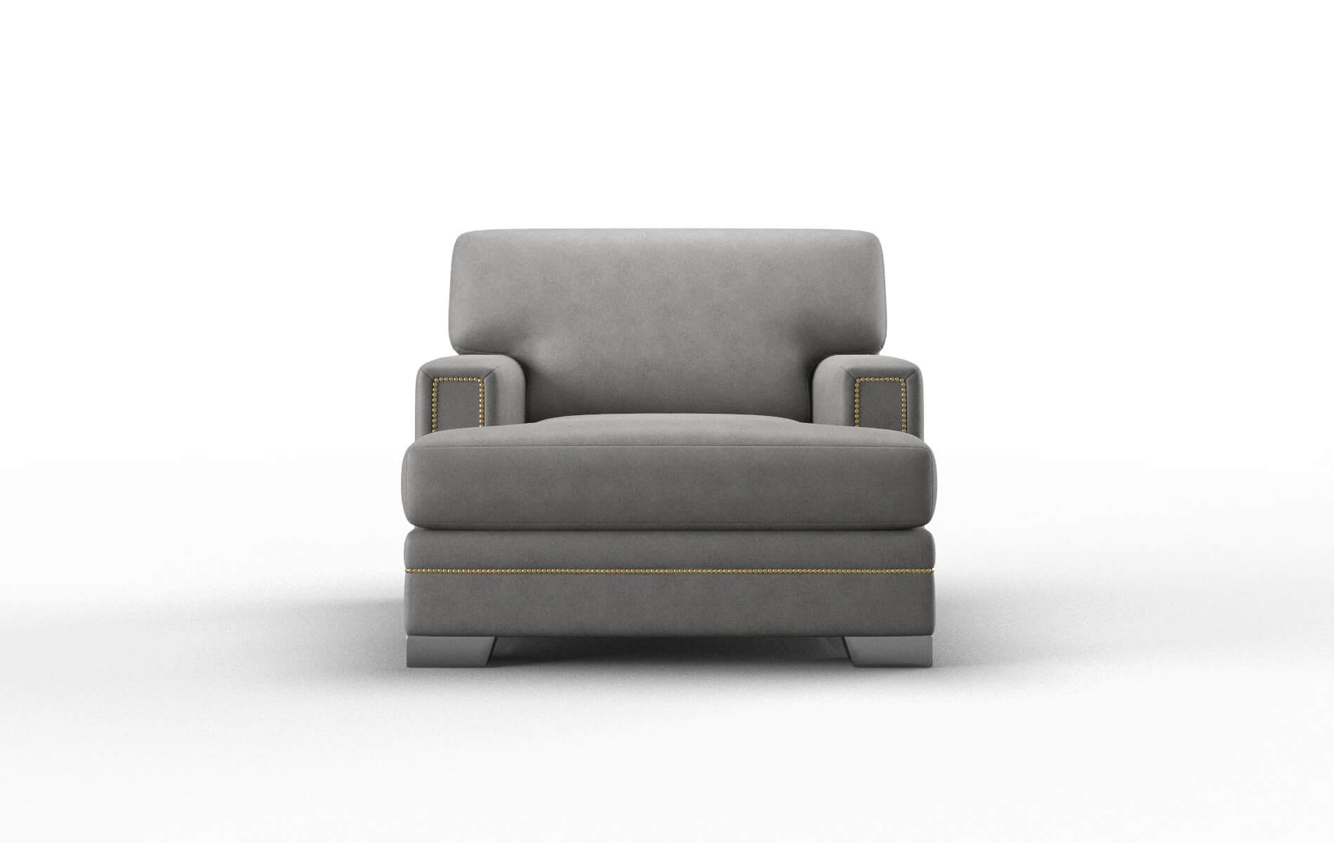 Barcelona Noble smoke Chair Metal Legs  1