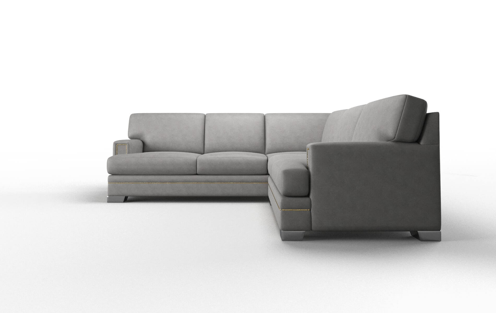 Barcelona Noble Smoke Sectional metal legs 5